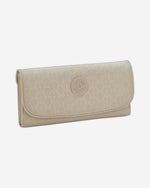 Kipling Money Land Signature Beige Embossed Large Wallet I7015-96A