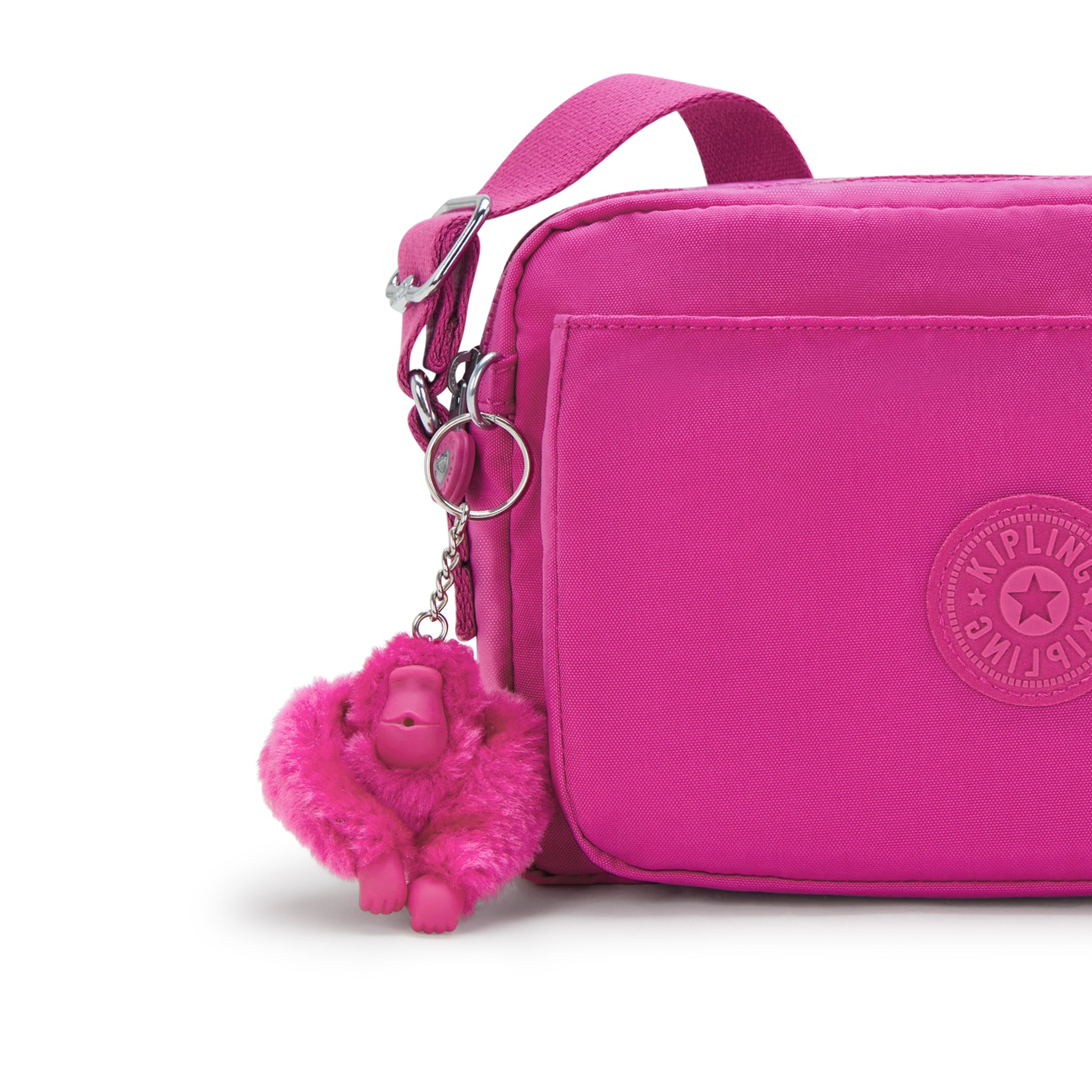 Kipling Abanu M Glowing Fuchsia Crossbody Bag I7076-3KU