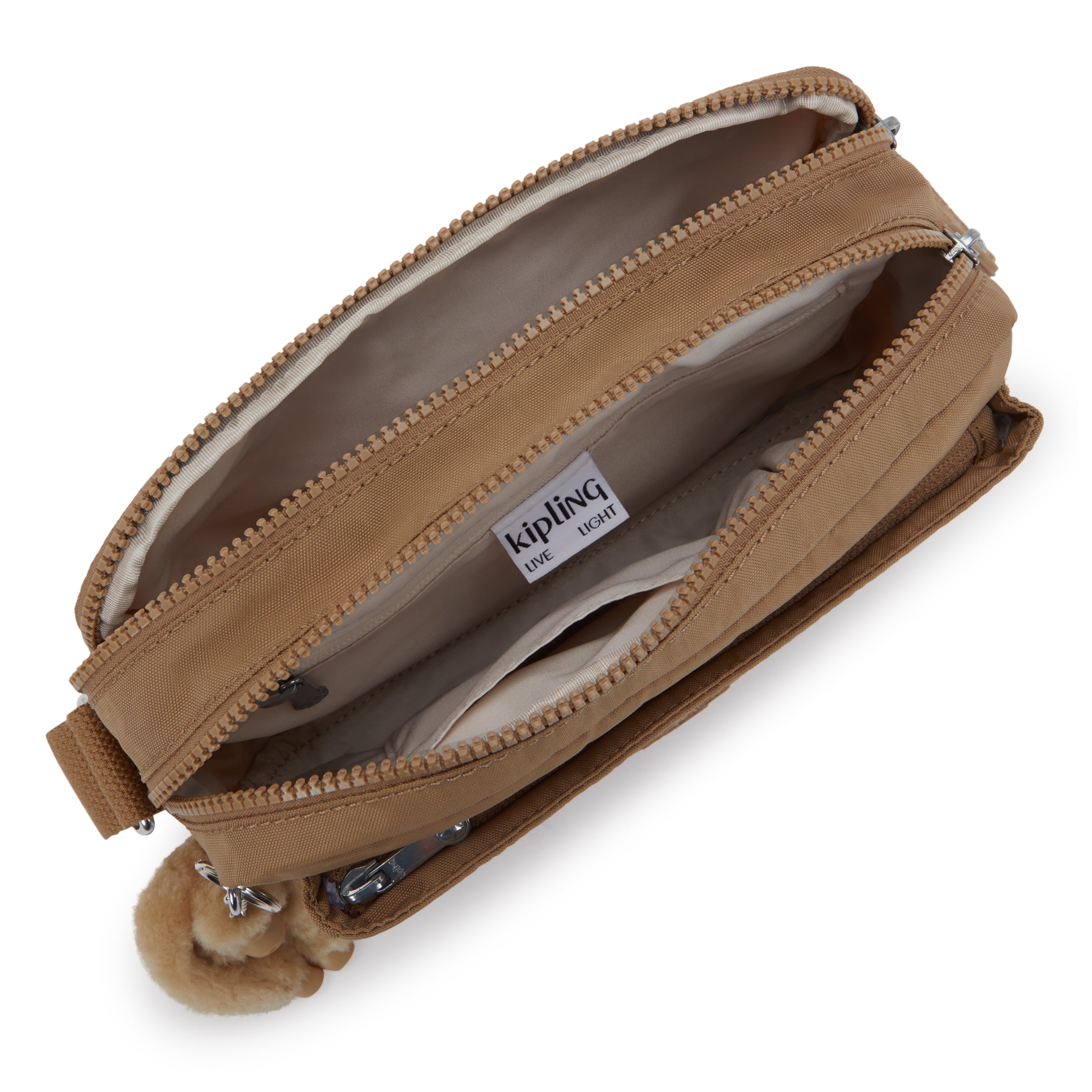 Kipling Abanu M Early Tan Medium crossbody I7076-7CN