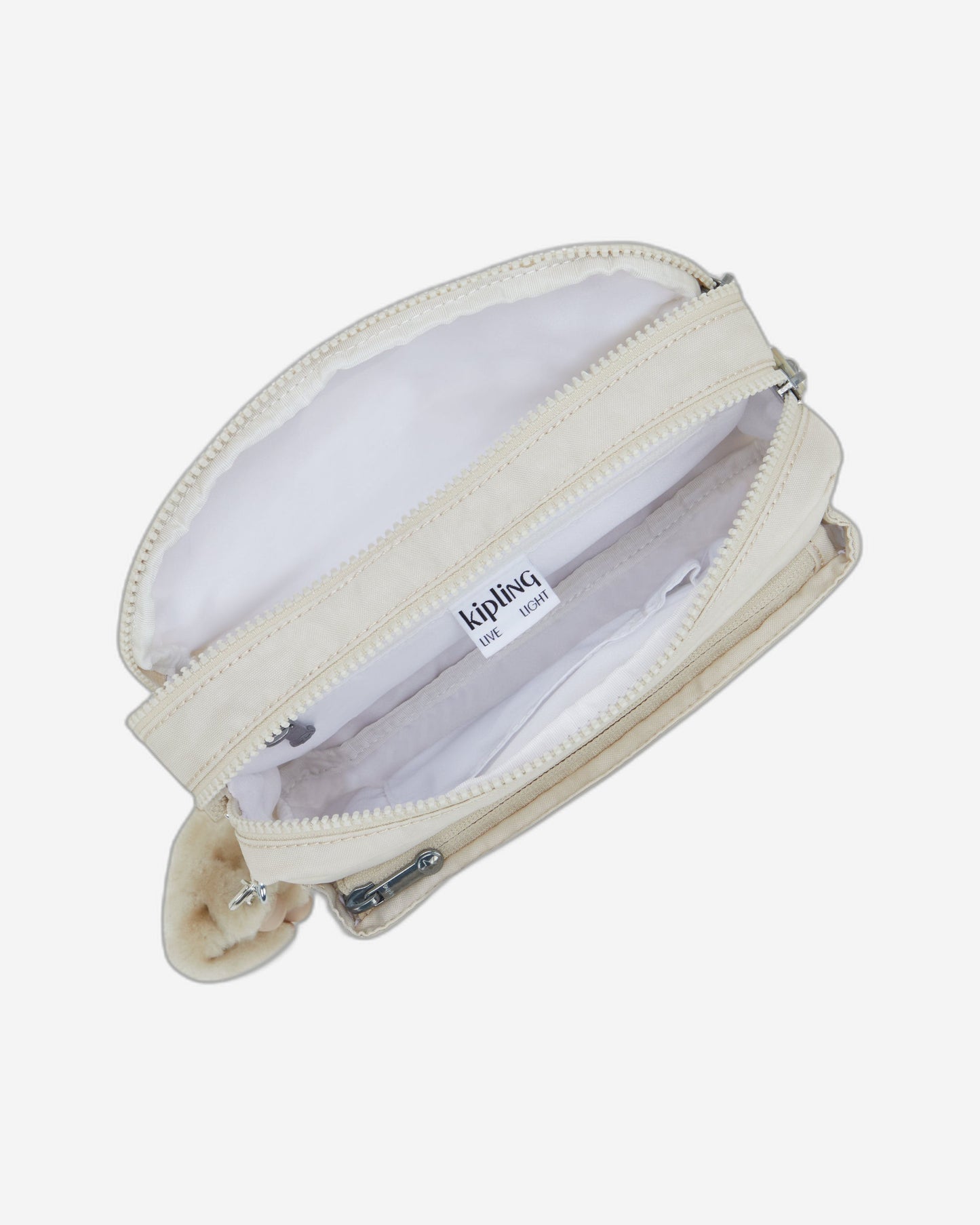 Kipling Abanu M Hideaway Beige Medium Crossbody I7076-7JR