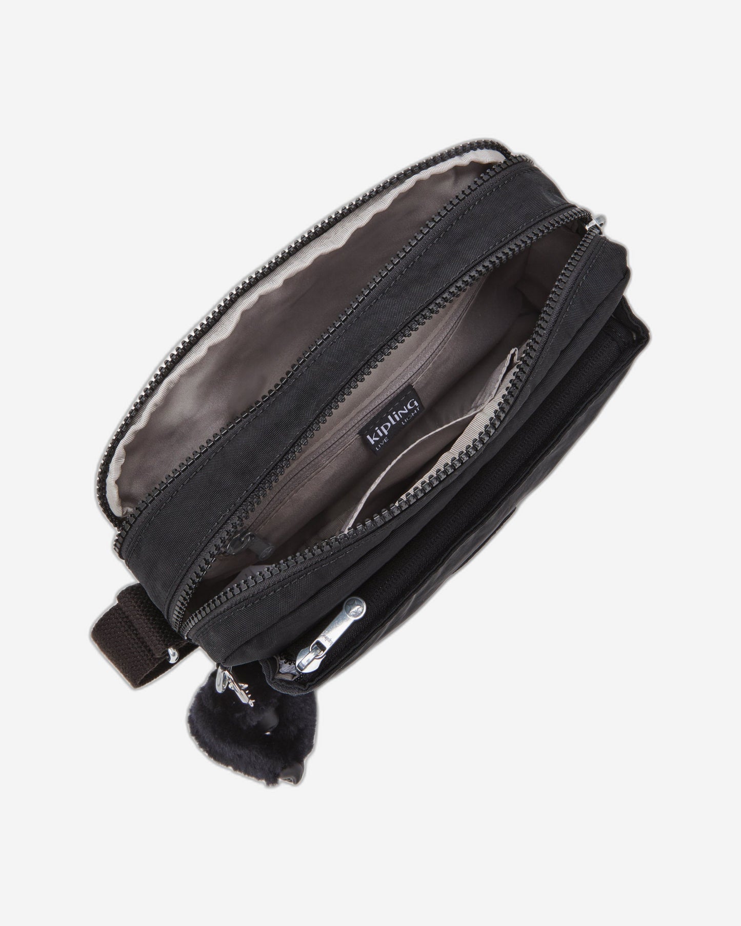 Kipling Abanu M Black Noir Medium Crossbody Bag C2I7076-P39