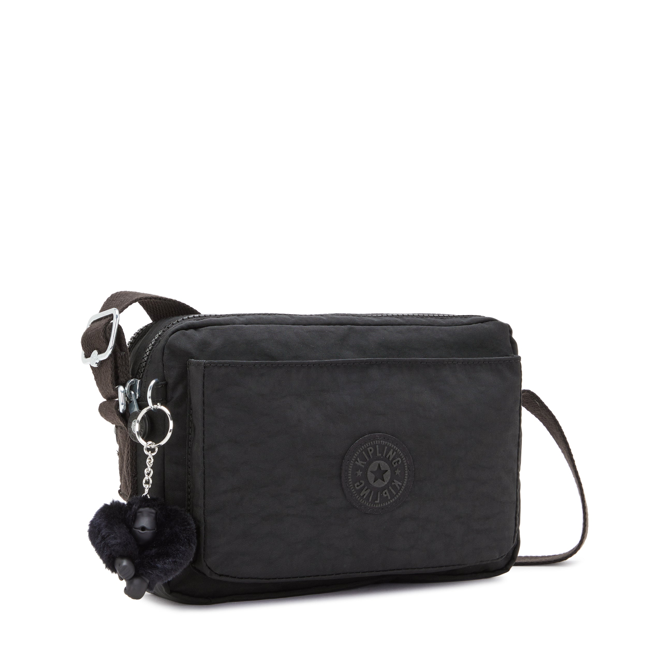 Kipling Abanu M Black Noir Medium Crossbody Bag C2I7076-P39