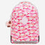 Kipling Class Room Pink Palm Large backpack with laptop compartment I7090-1BV