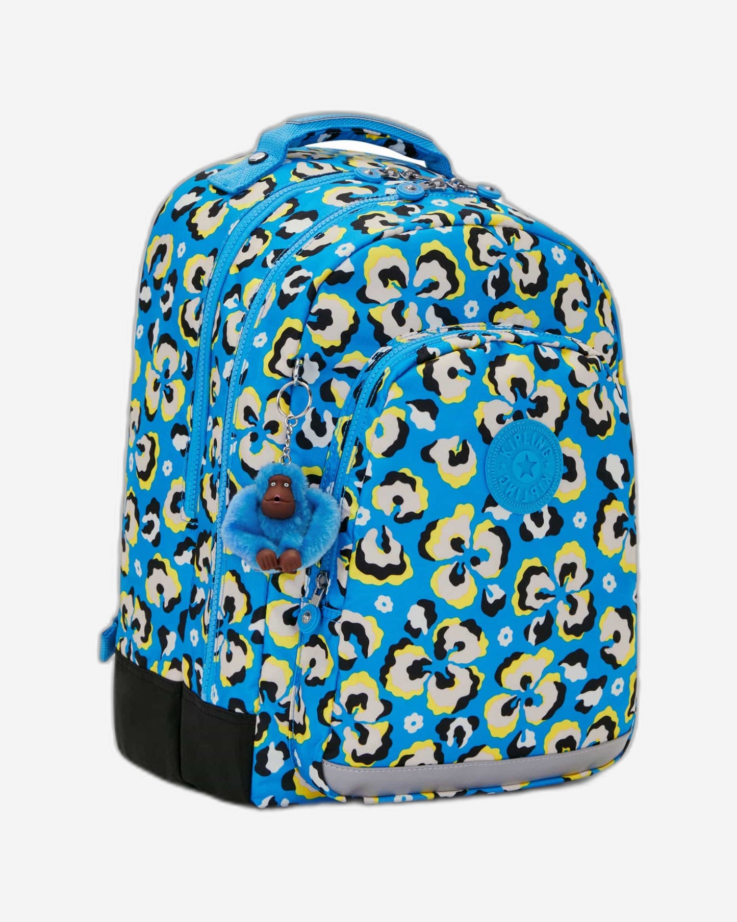Kipling Class Room Leopard Floral Large Backpack C2I7090-P2A