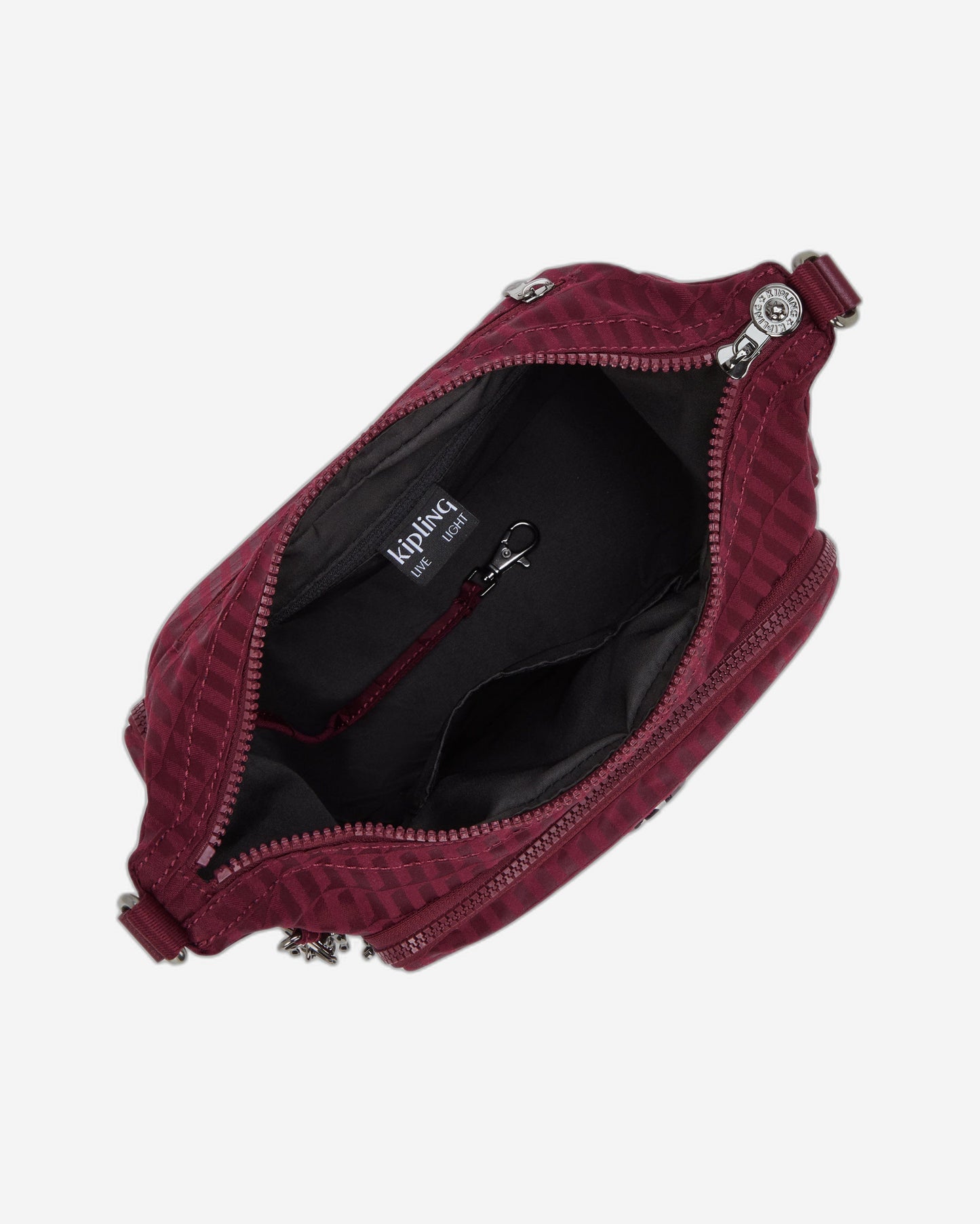 Kipling Gabb S Maroon Tile Jq Medium crossbody I7101-9HX