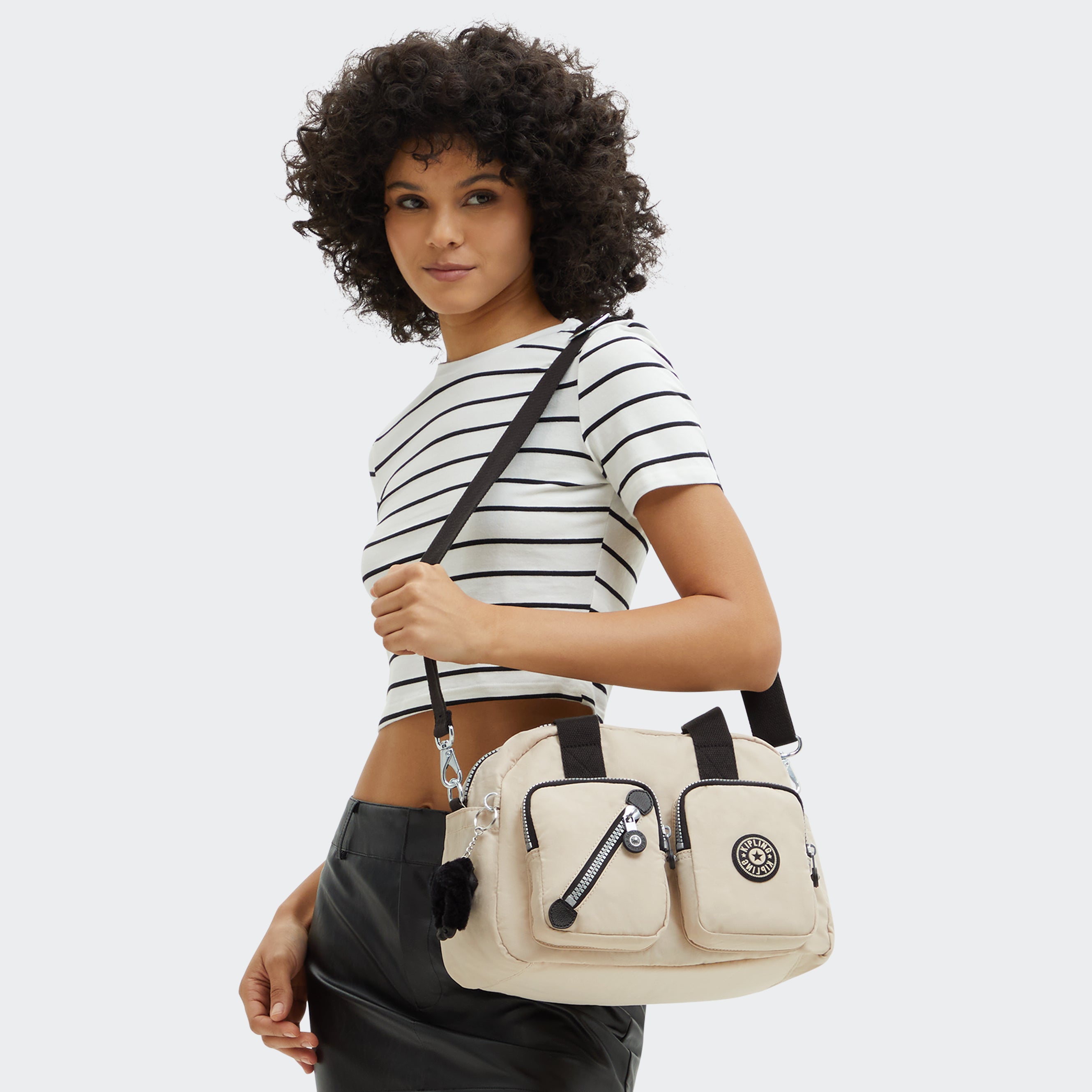 Kipling Defea Heritage Back To Beige H Medium Shoulderbag I7117-3RY