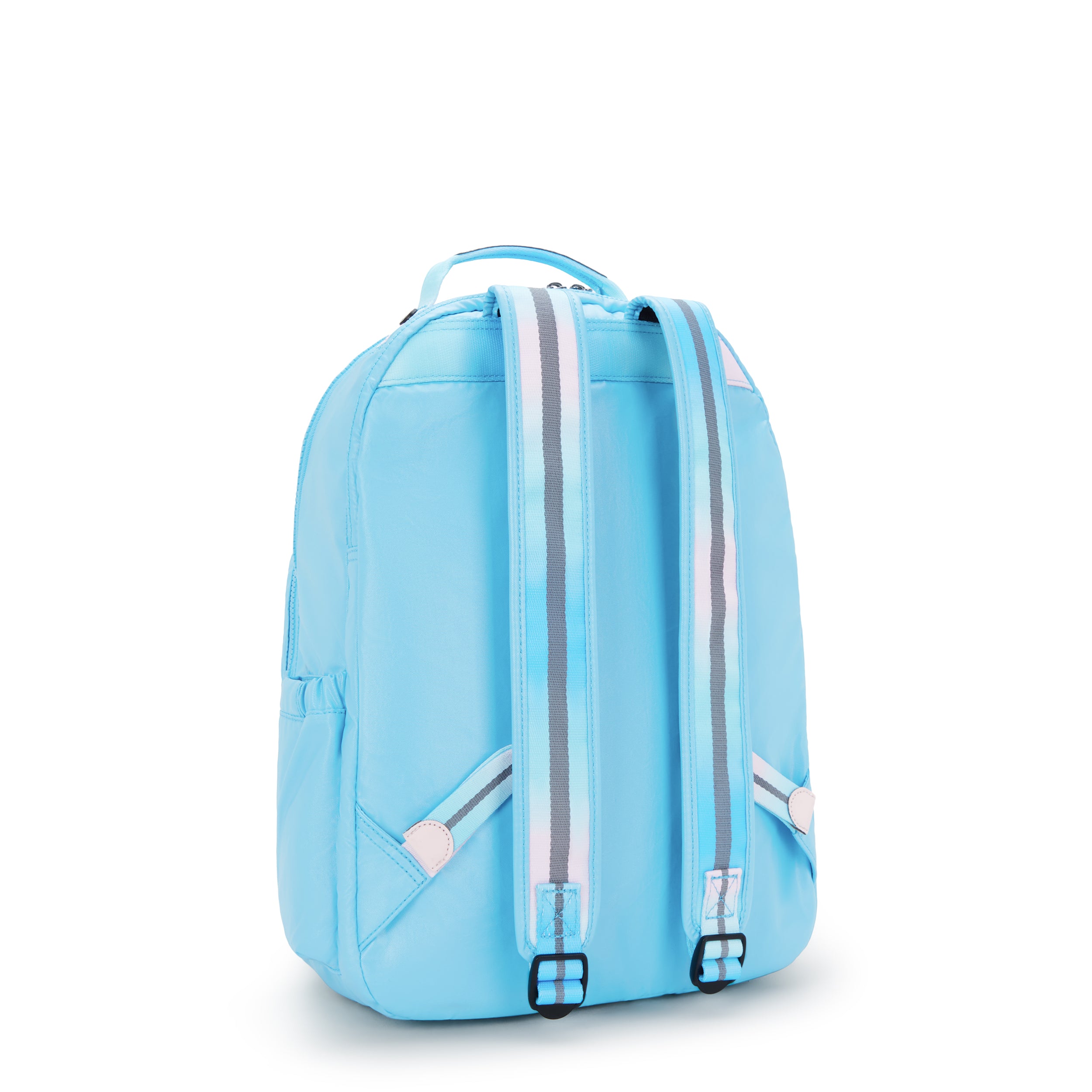 Kipling Seoul Lap Sea Blue Met Large backpack with laptop compartment I7135-52D