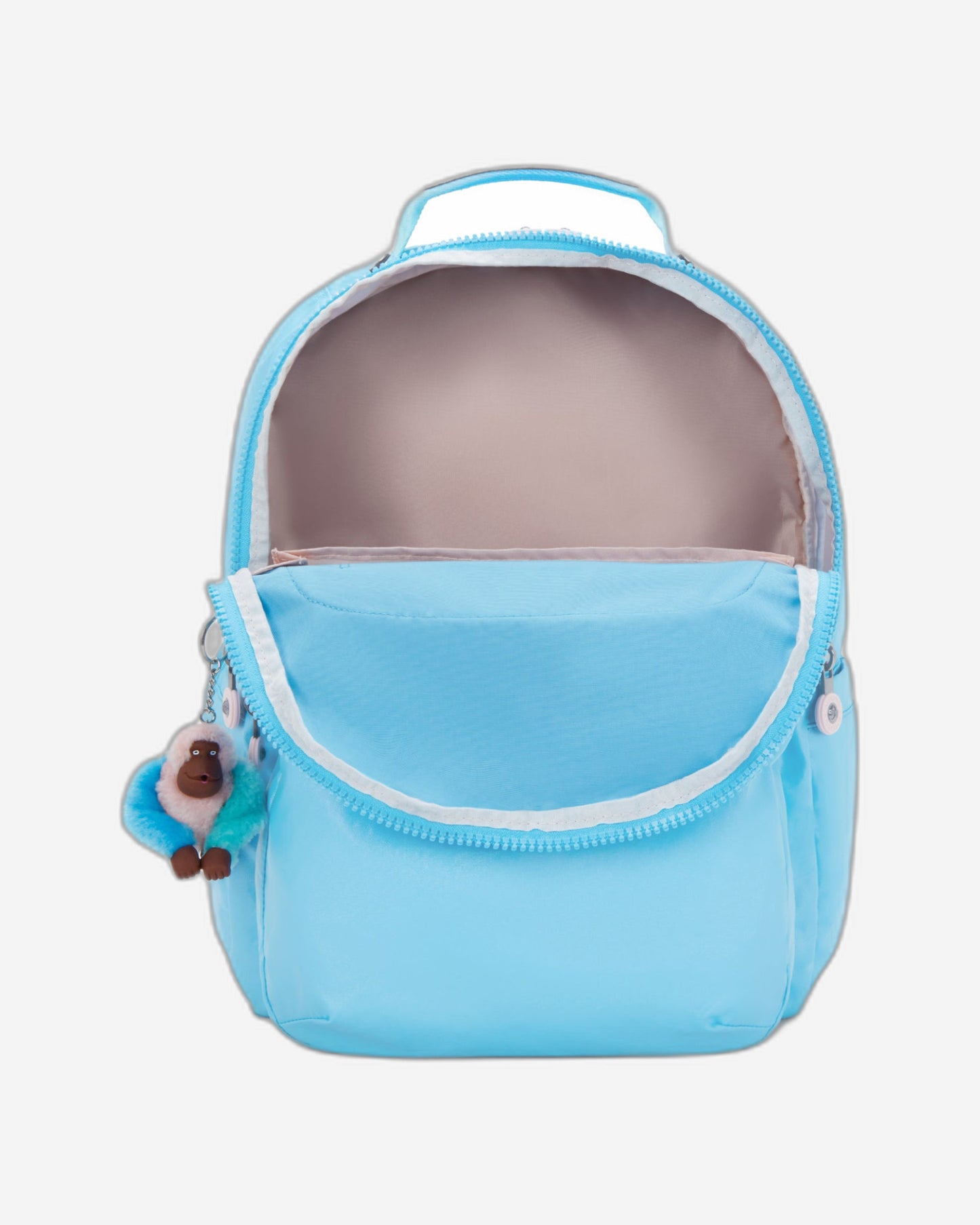 Kipling Seoul Lap Sea Blue Met Large backpack with laptop compartment I7135-52D