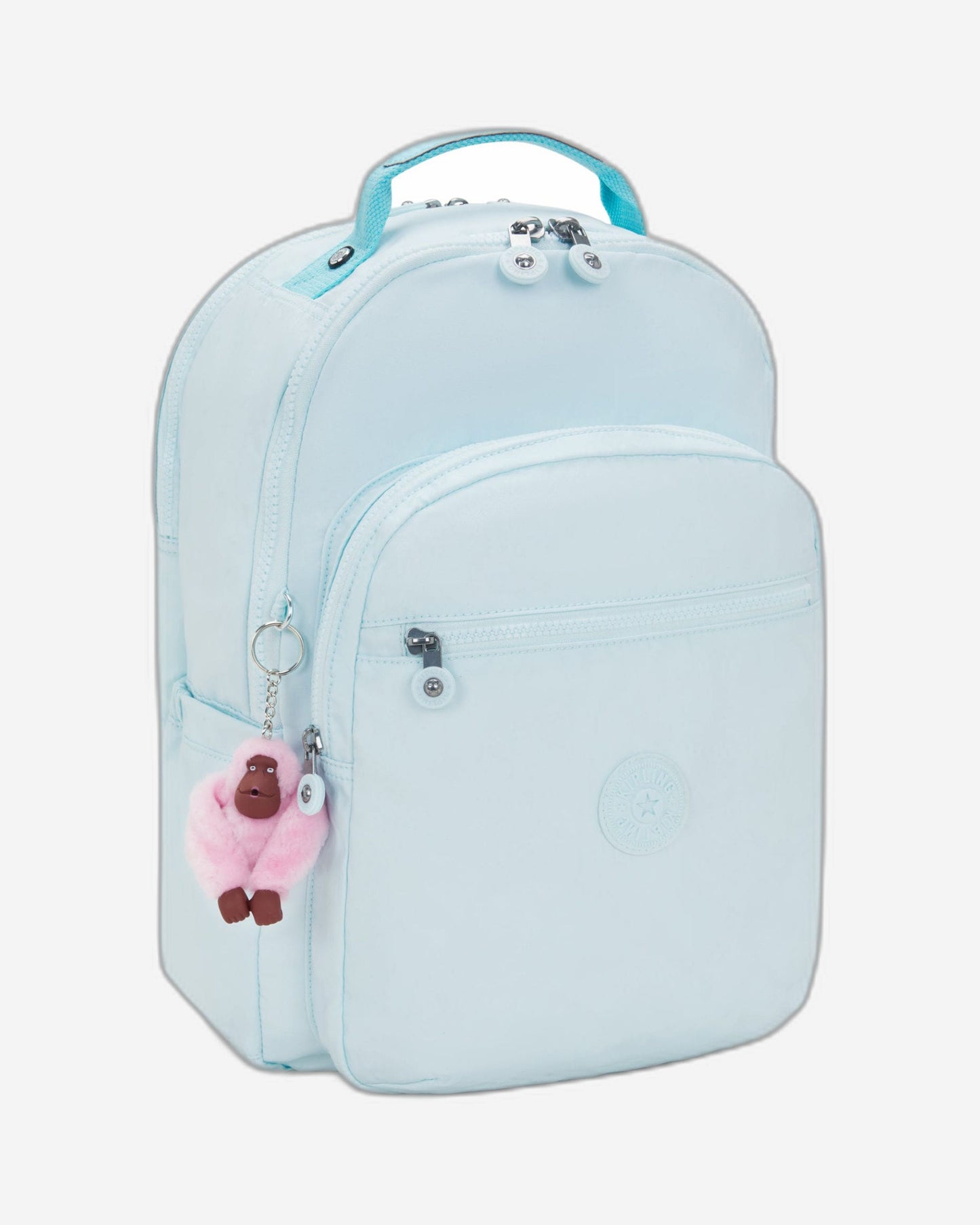 Kipling Seoul Lap Blue Sky Metallic Large Backpack (with Laptop Compartment) I7135-5MB