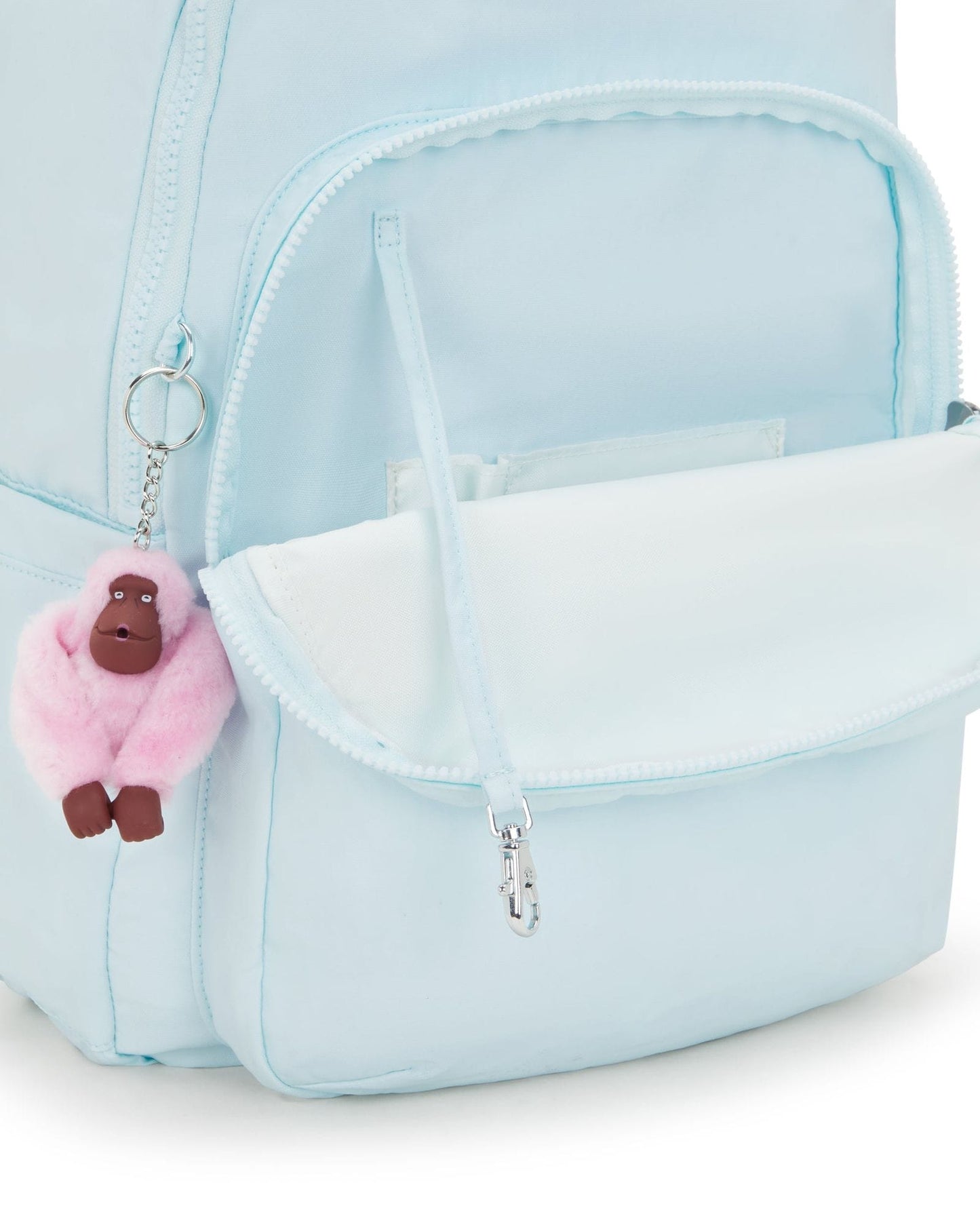 Kipling Seoul Lap Blue Sky Metallic Large Backpack (with Laptop Compartment) I7135-5MB