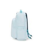 Kipling Seoul Lap Blue Sky Metallic Backpack I7135-5MB