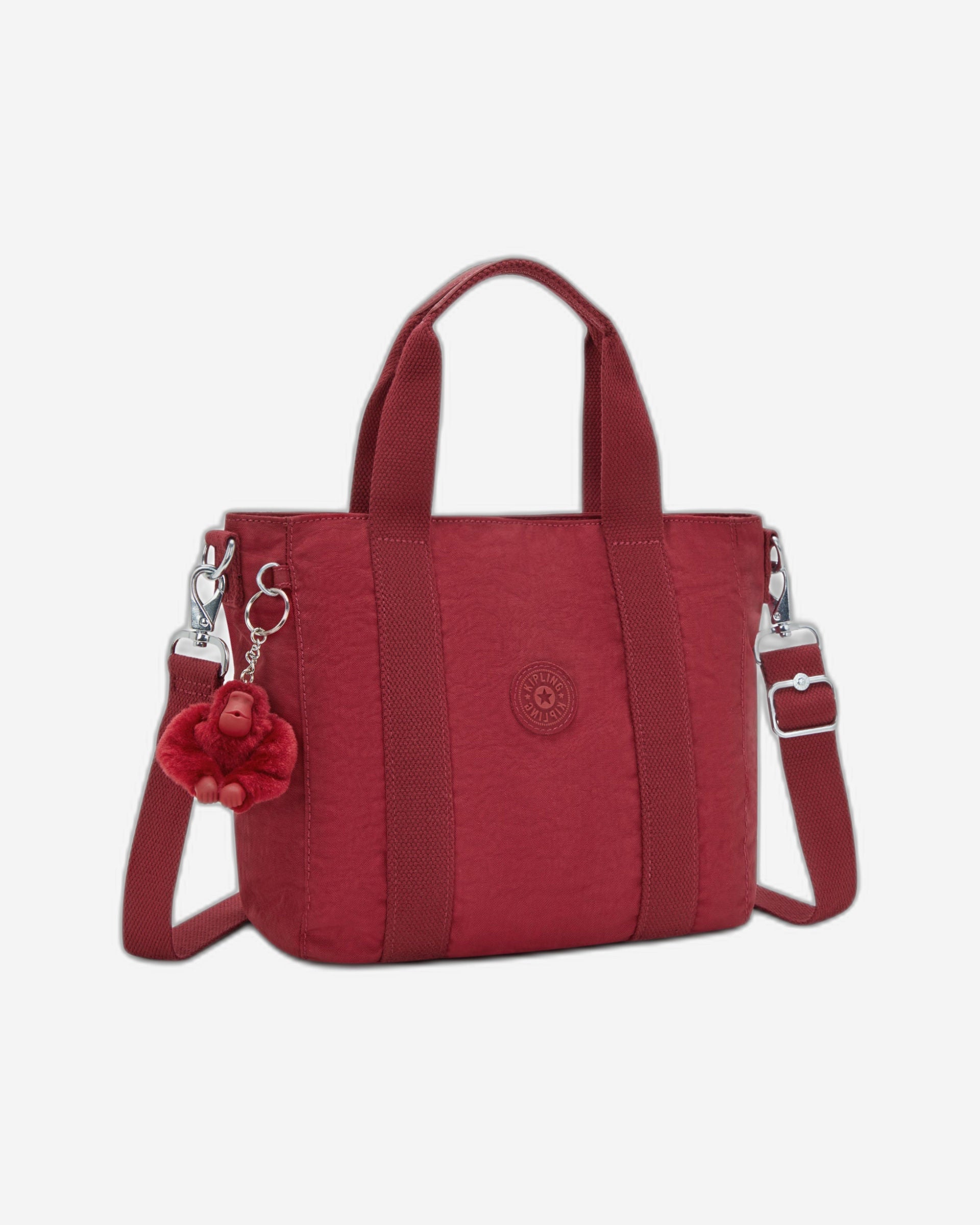 Kipling Asseni Mini Funky Red Tote Bag I7149-4SS
