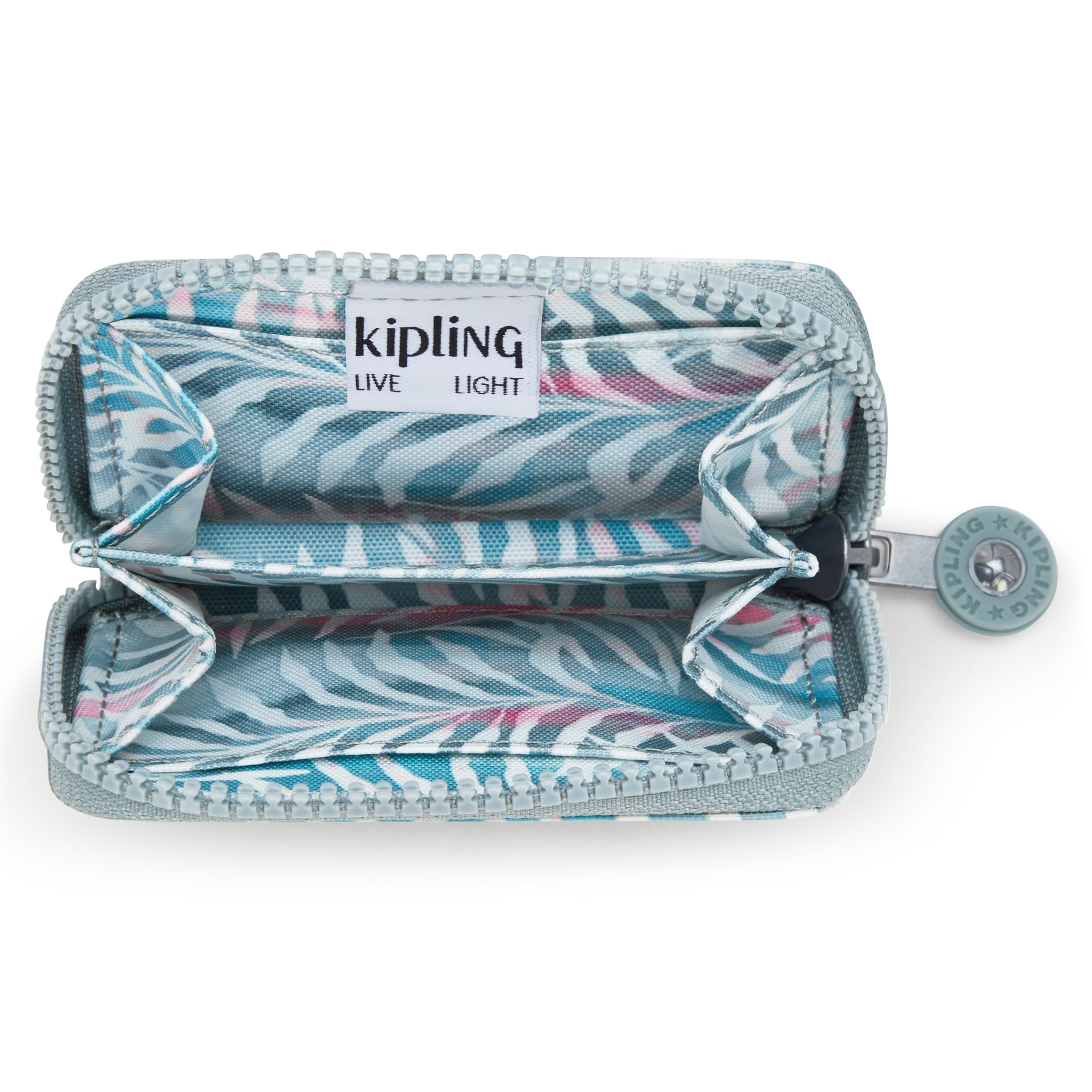 Kipling Cash Buddy Palmtree Leaves Small Wallet I7159-3QN
