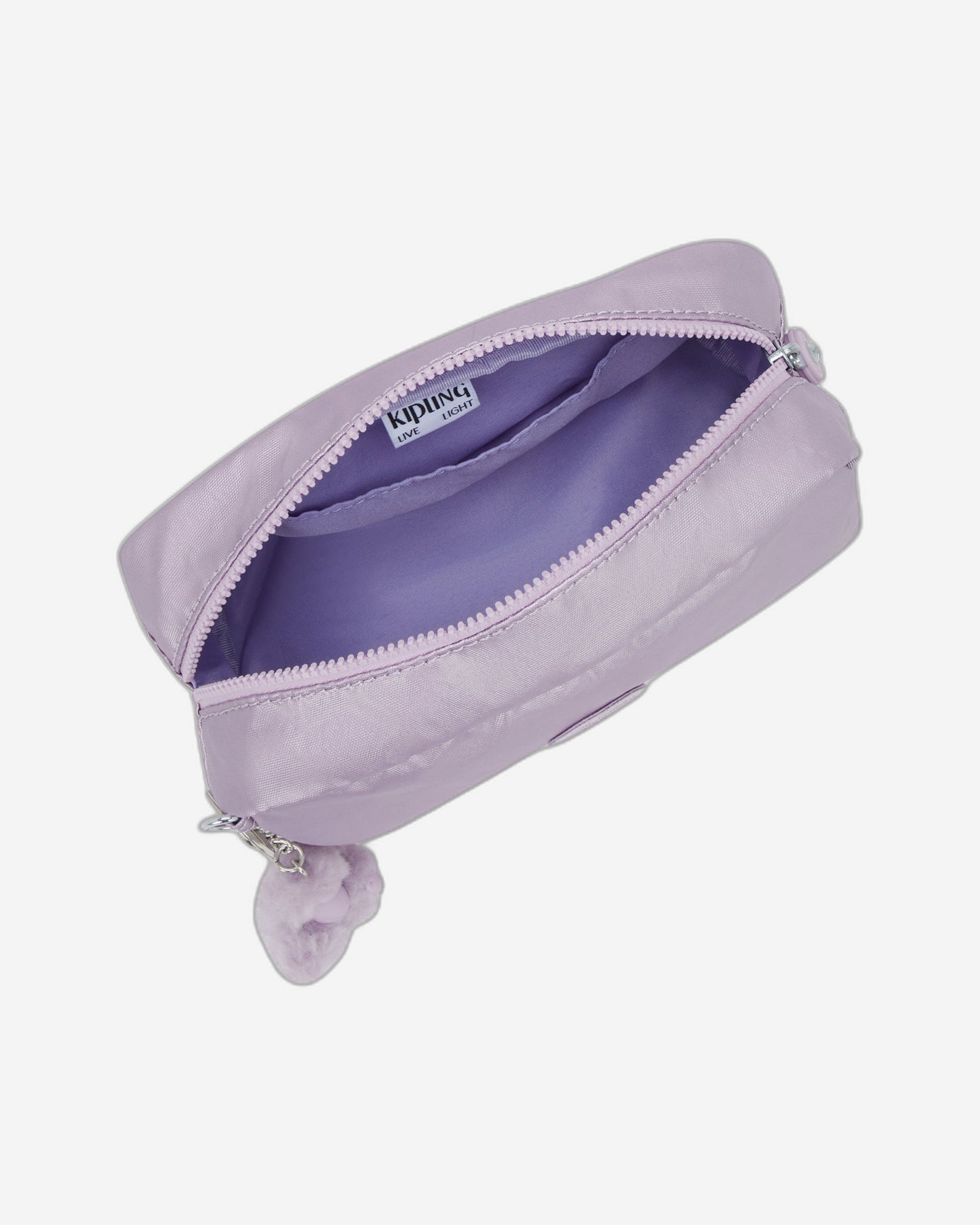 KIPLING Gleam Lilac Moon Met Medium pouch I7192-4HT