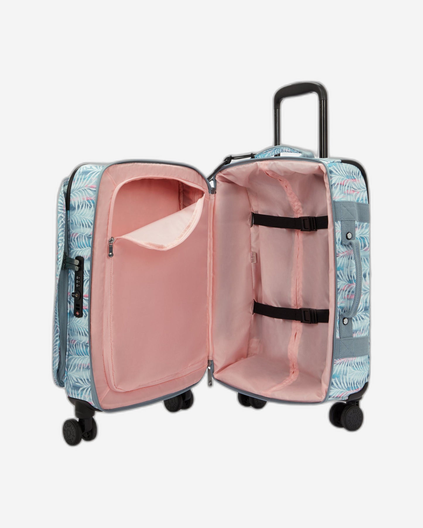 Kipling Spontaneous S Palmtree Leaves Small Wheeled Luggage I7211-3QN
