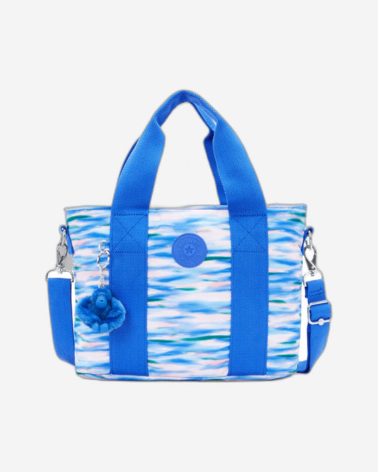 Kipling Minta M Diluted Blue Medium Tote Bag C2I7229-TX9