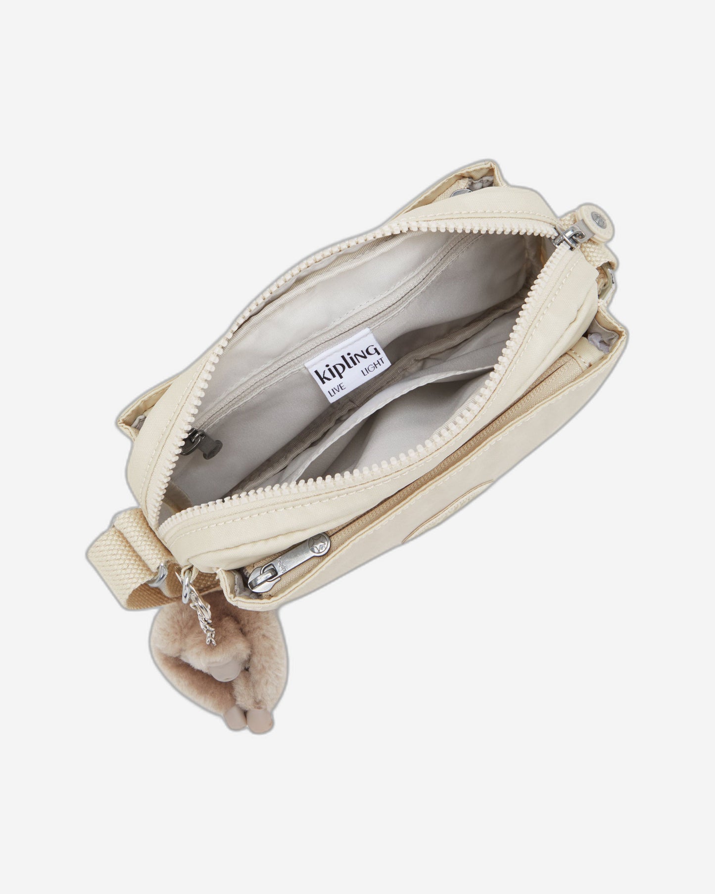 Kipling Abanu Beige Pearl Small Crossbody Bag C2I7248-3KA