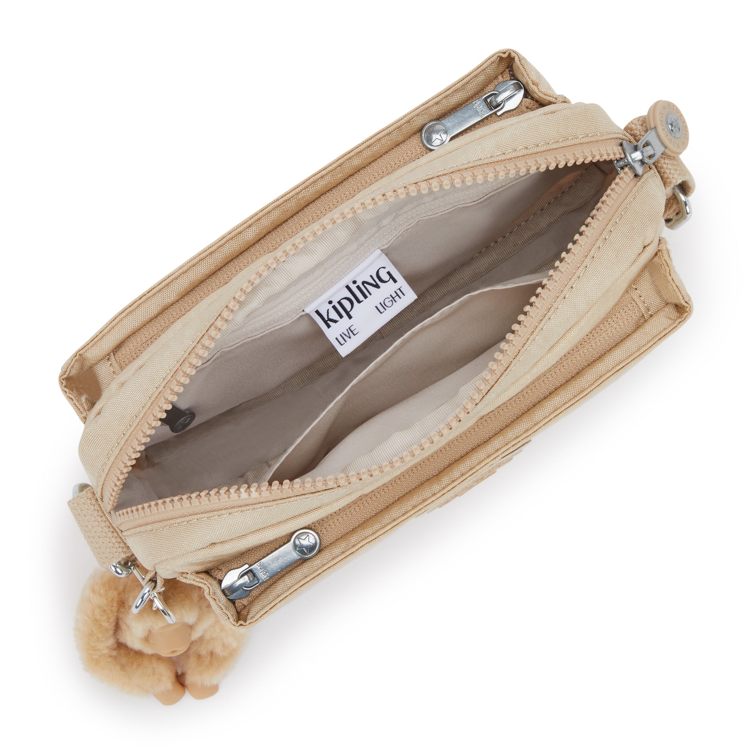 Kipling Abanu Sparkled Beige Small crossbody I7248-5DV