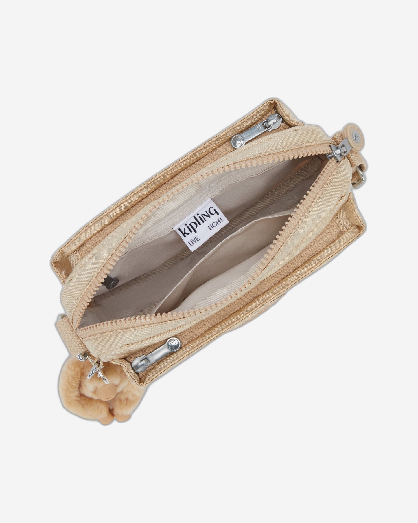 Kipling Abanu Sparkled Beige Small crossbody I7248-5DV