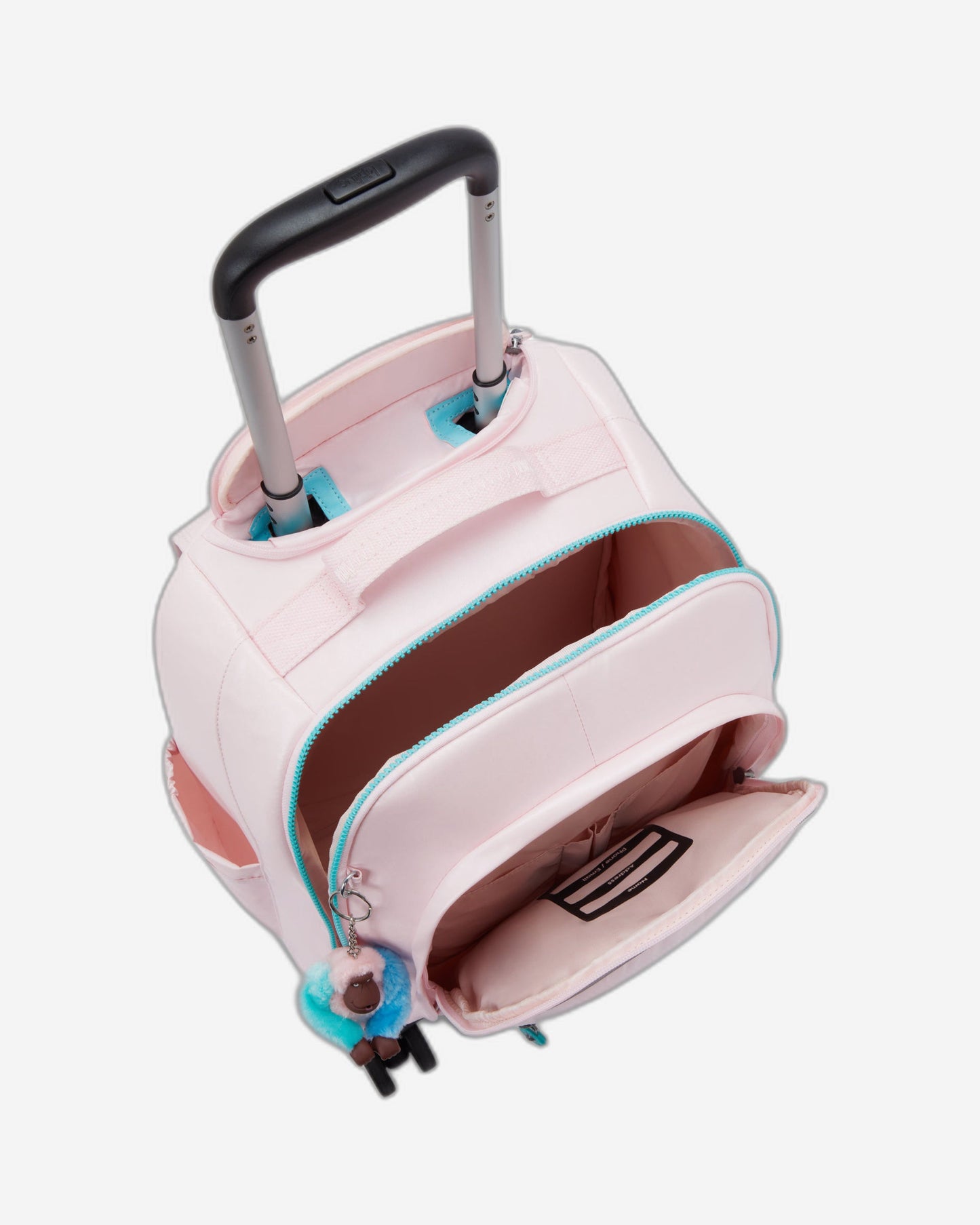 Kipling New Zea Sea Pink Met compartment Wheeled Bag I7267-52J