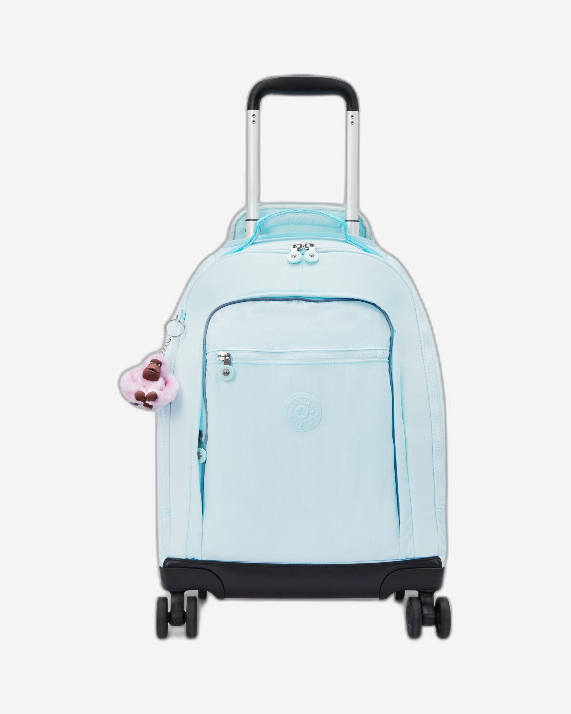 KIPLING New Zea Blue Sky Metallic Large wheeled backpack (with laptop protection) I7267-5MB