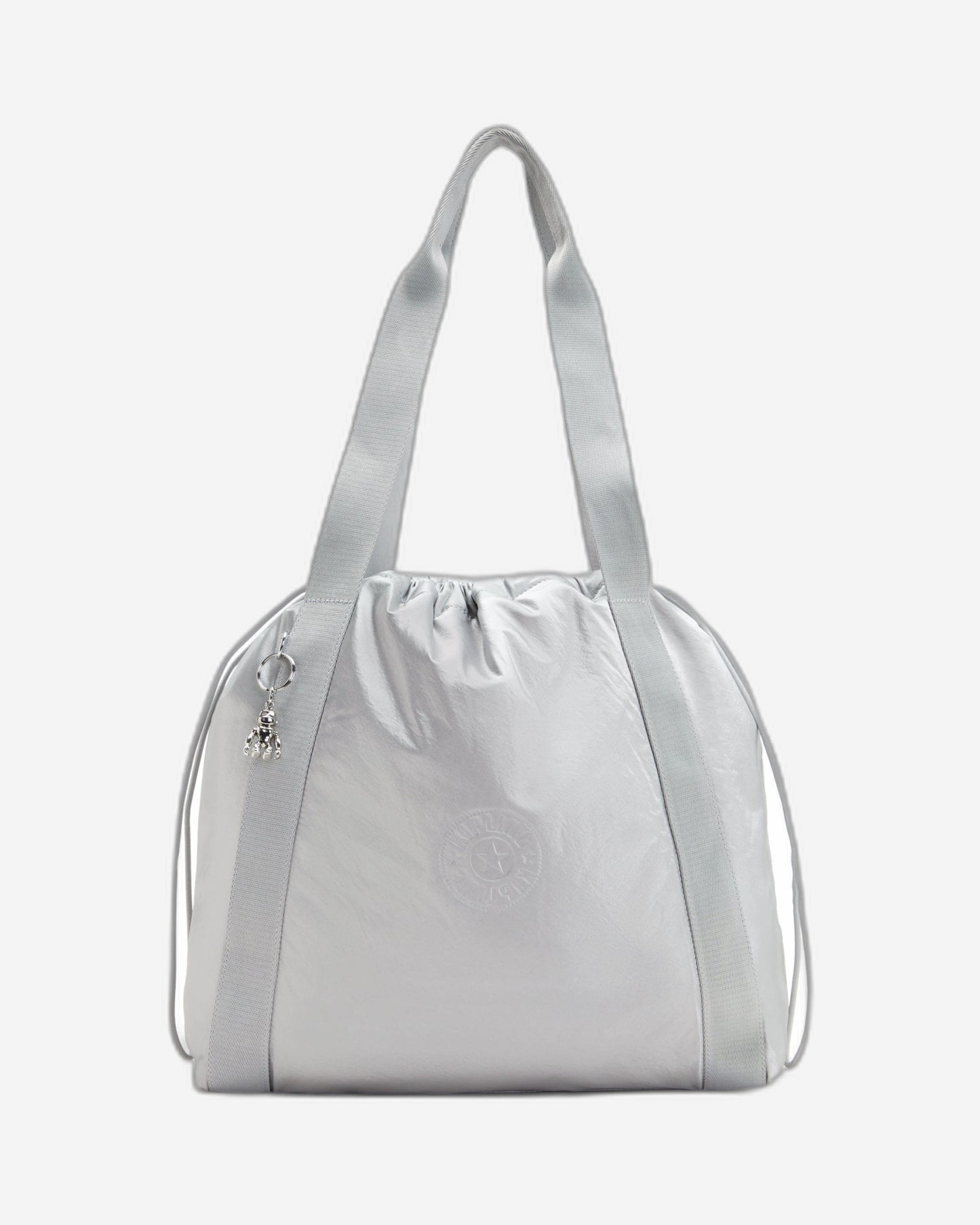 Kipling Elmar Silver Glam Medium Drawstring Tote C2I7270-K2E