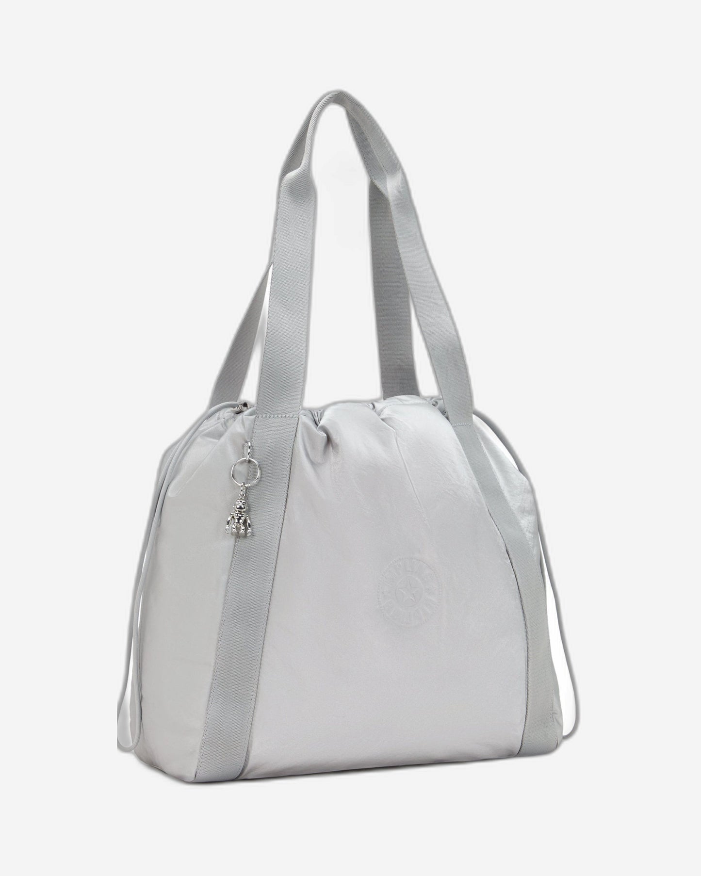 Kipling Elmar Silver Glam Medium Drawstring Tote C2I7270-K2E