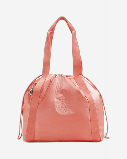 Kipling Elmar Peach Glam Medium Drawstring Tote C2I7270-S7W