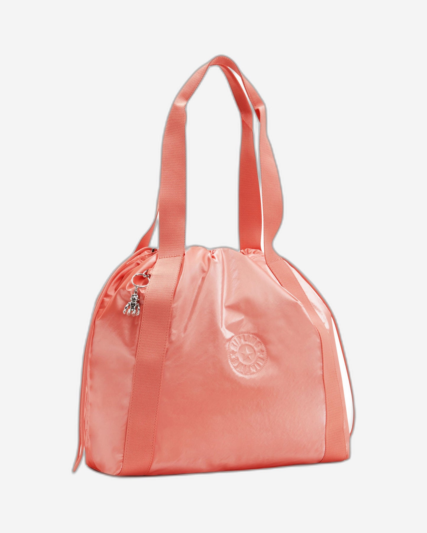Kipling Elmar Peach Glam Medium Drawstring Tote C2I7270-S7W