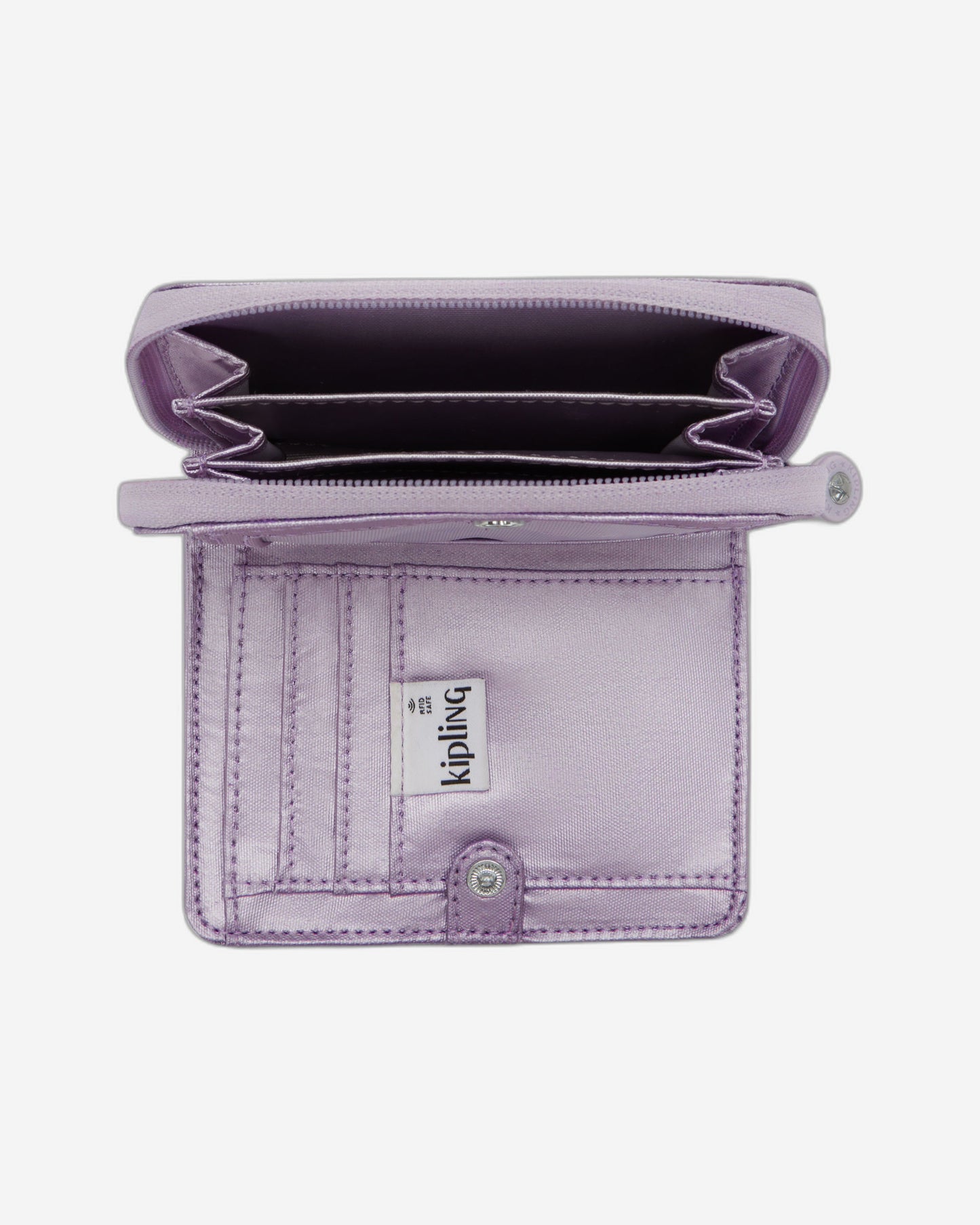 KIPLING Money Love Lilac Moon Met Medium Wallet I7276-4HT