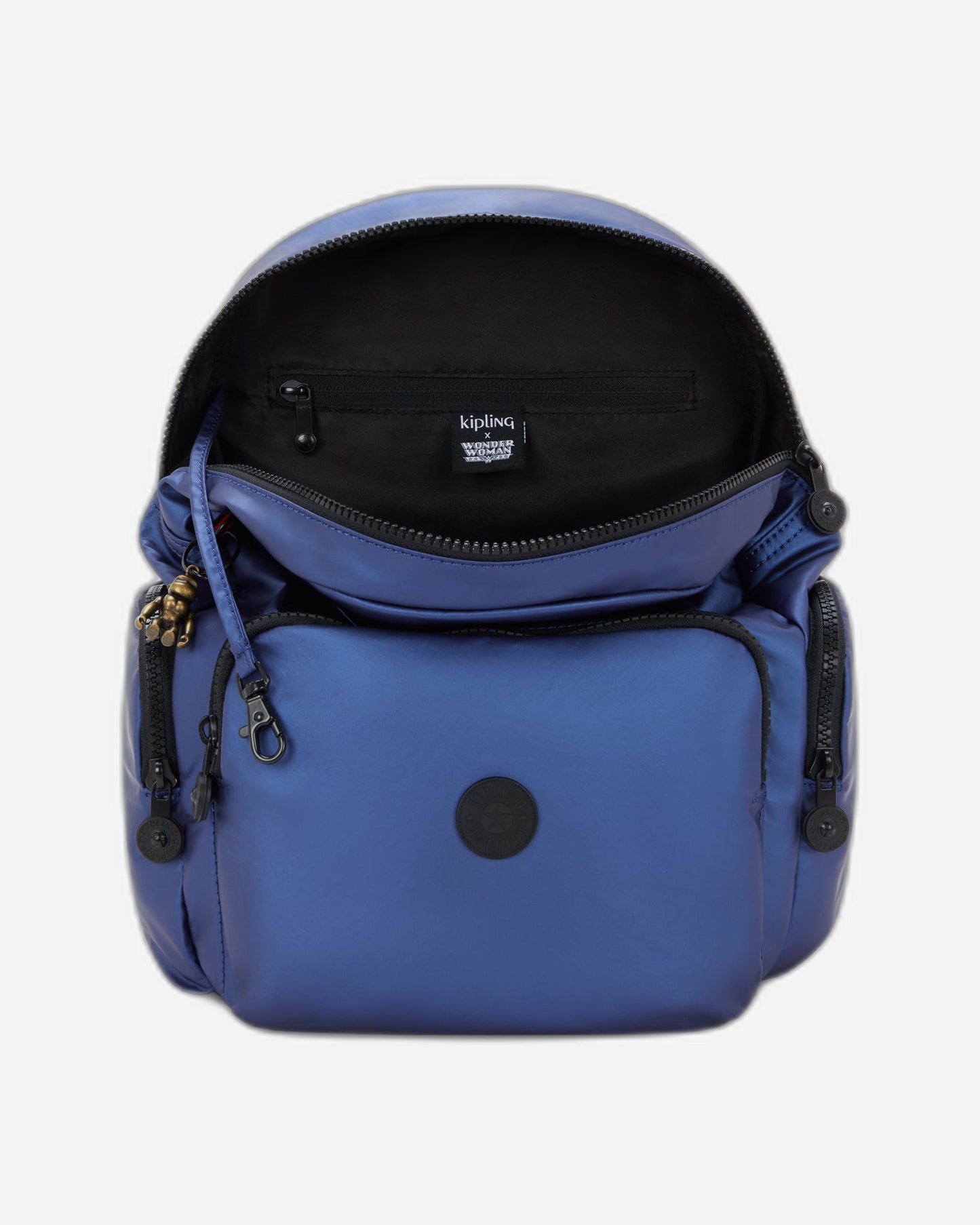 Kipling Wonder Woman City Zip S Wonder Blue Small Backpack I7331-8HS