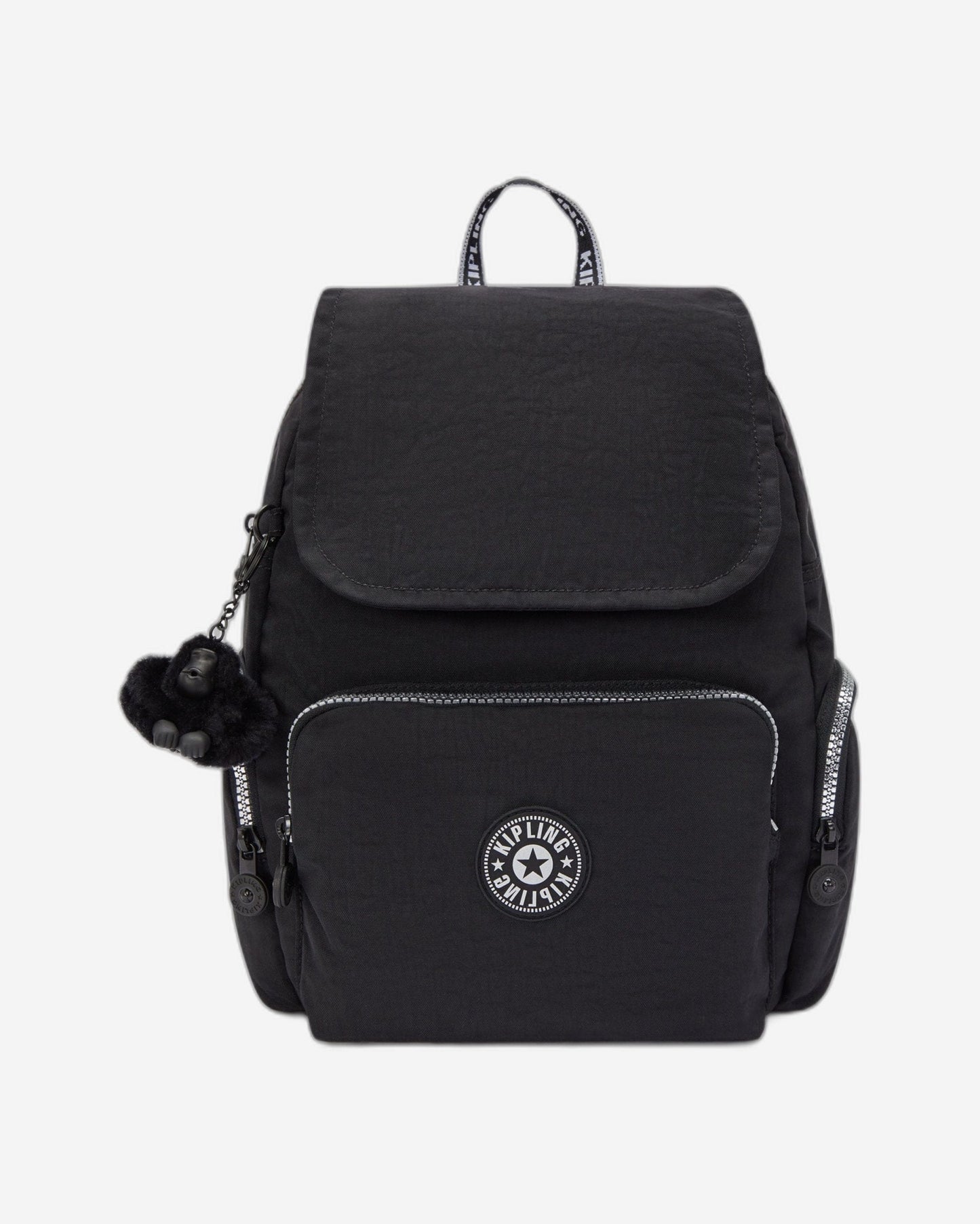 Kipling City Zip S Glorious Silver Small Backpack I7354-9SB