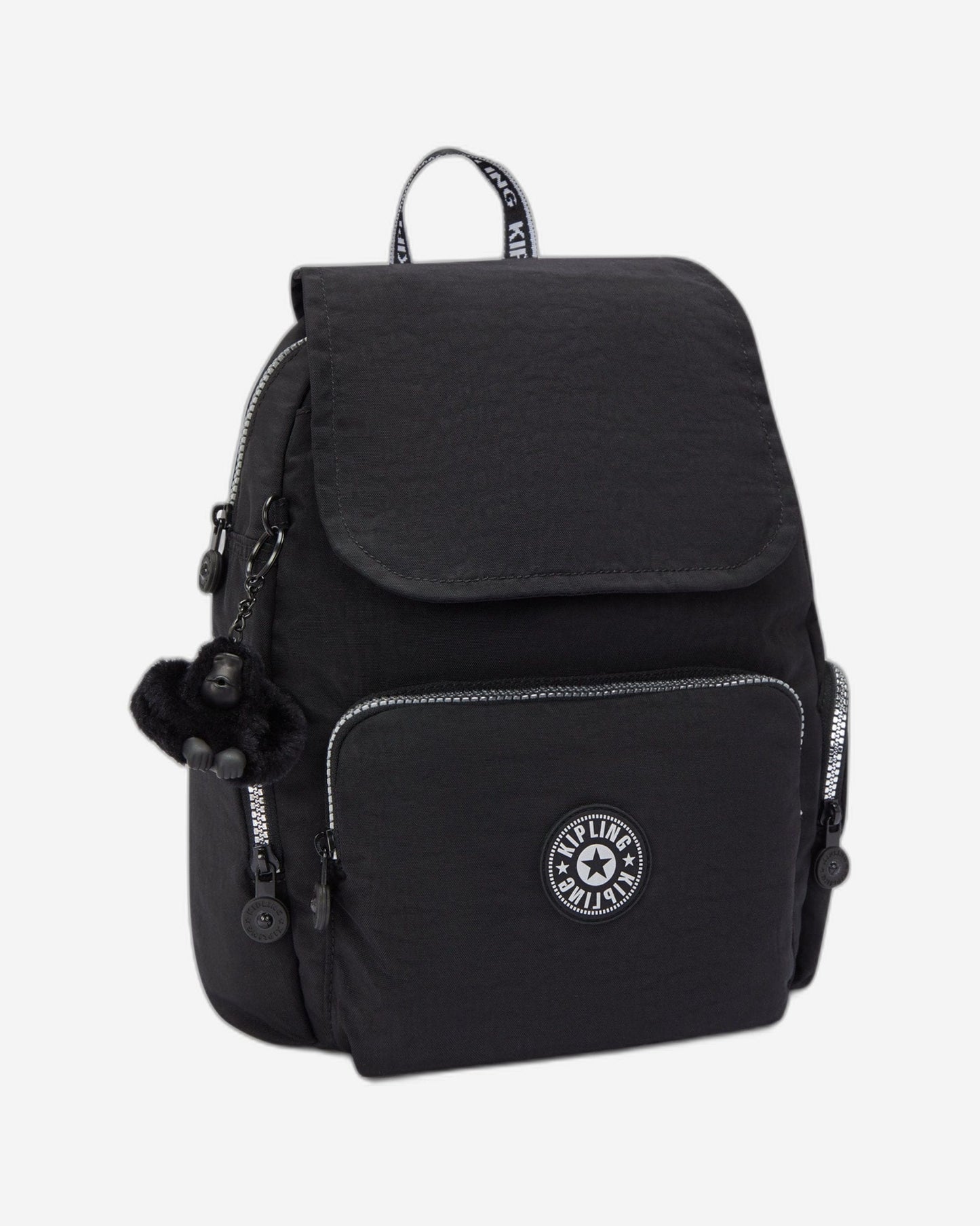 Kipling City Zip S Glorious Silver Small Backpack I7354-9SB