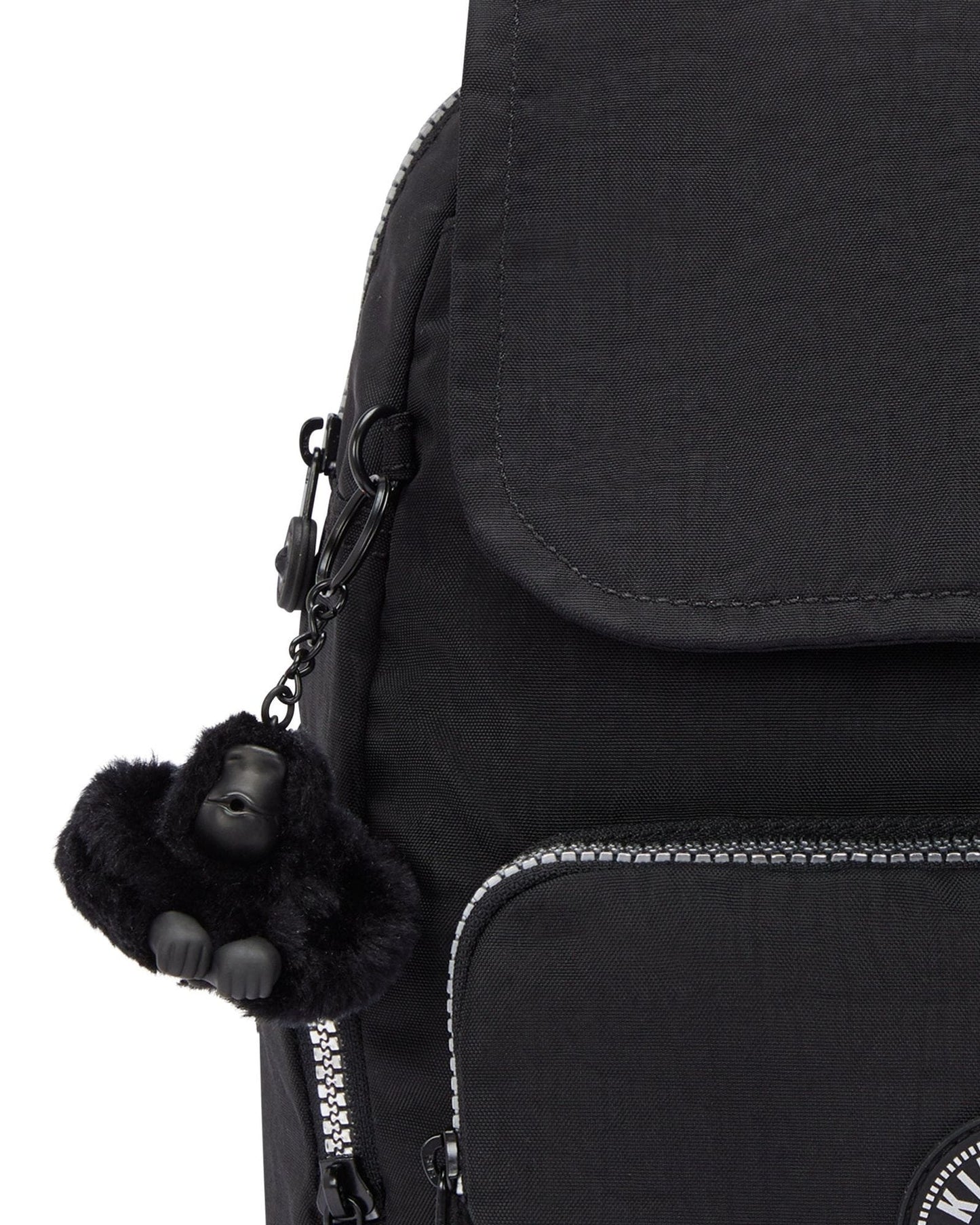 Kipling City Zip S Glorious Silver Small Backpack I7354-9SB