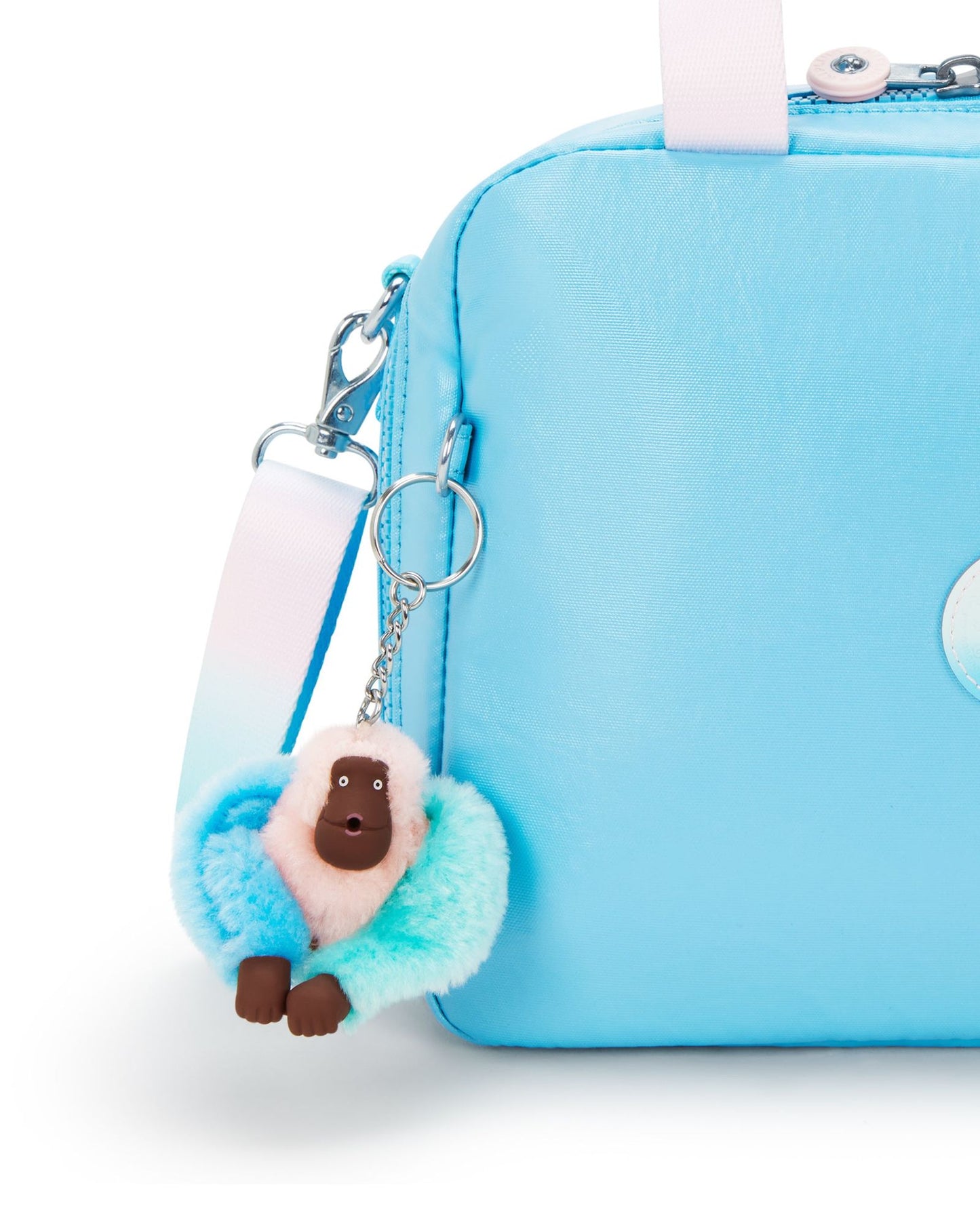 Kipling Miyo Sea Blue Met Large lunchbag with trolley sleeve I7363-52D