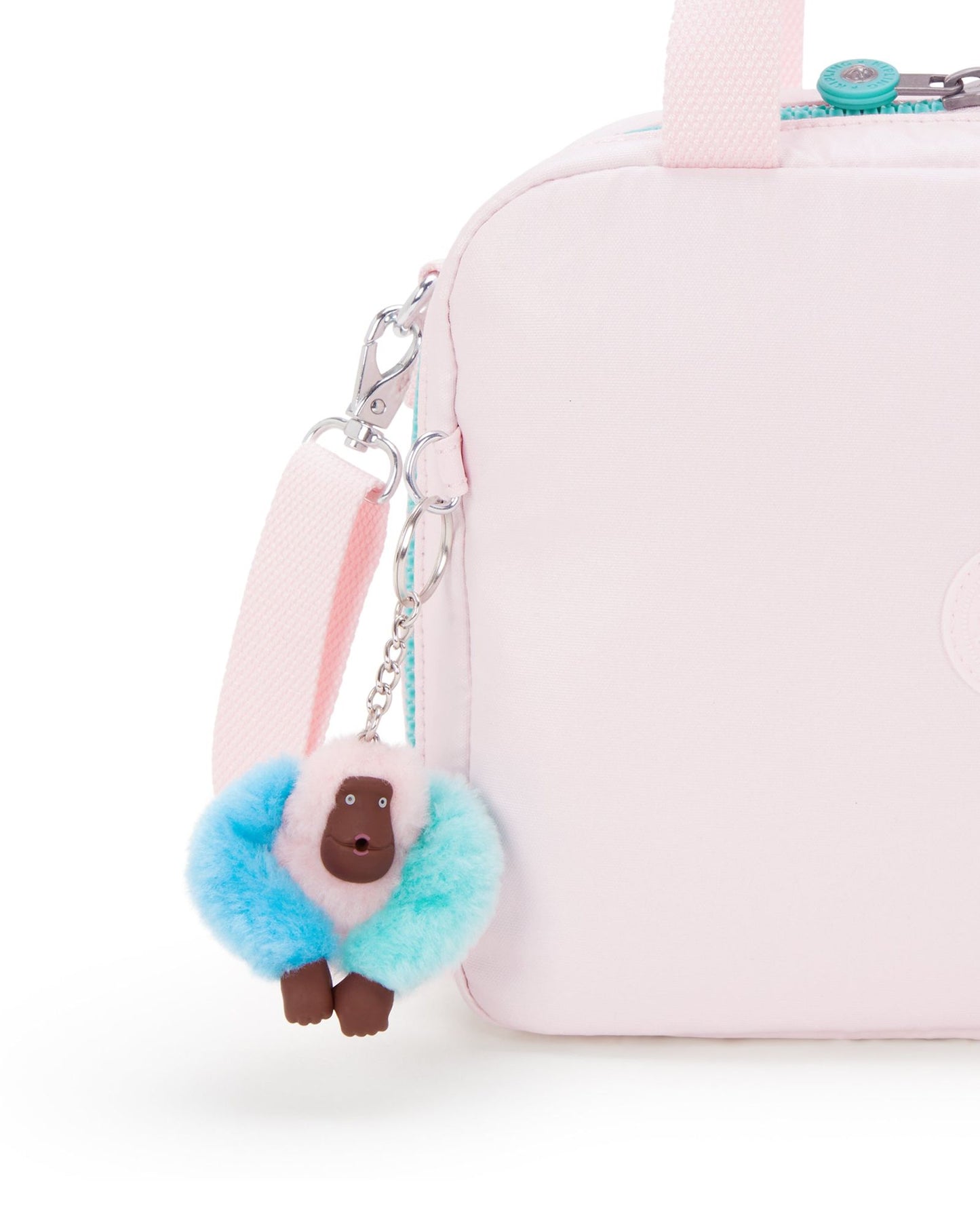 Kipling Miyo Sea Pink Met Large lunchbag with trolley sleeve I7363-52J