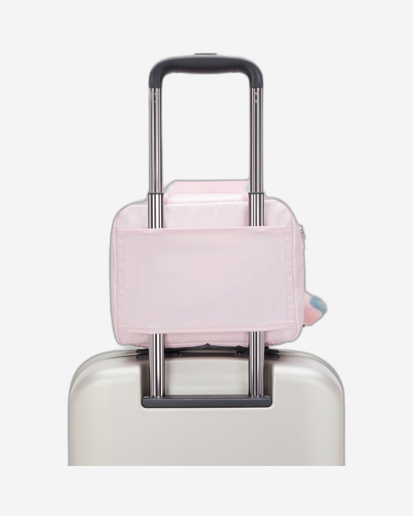 Kipling Miyo Sea Pink Met Large lunchbag with trolley sleeve I7363-52J