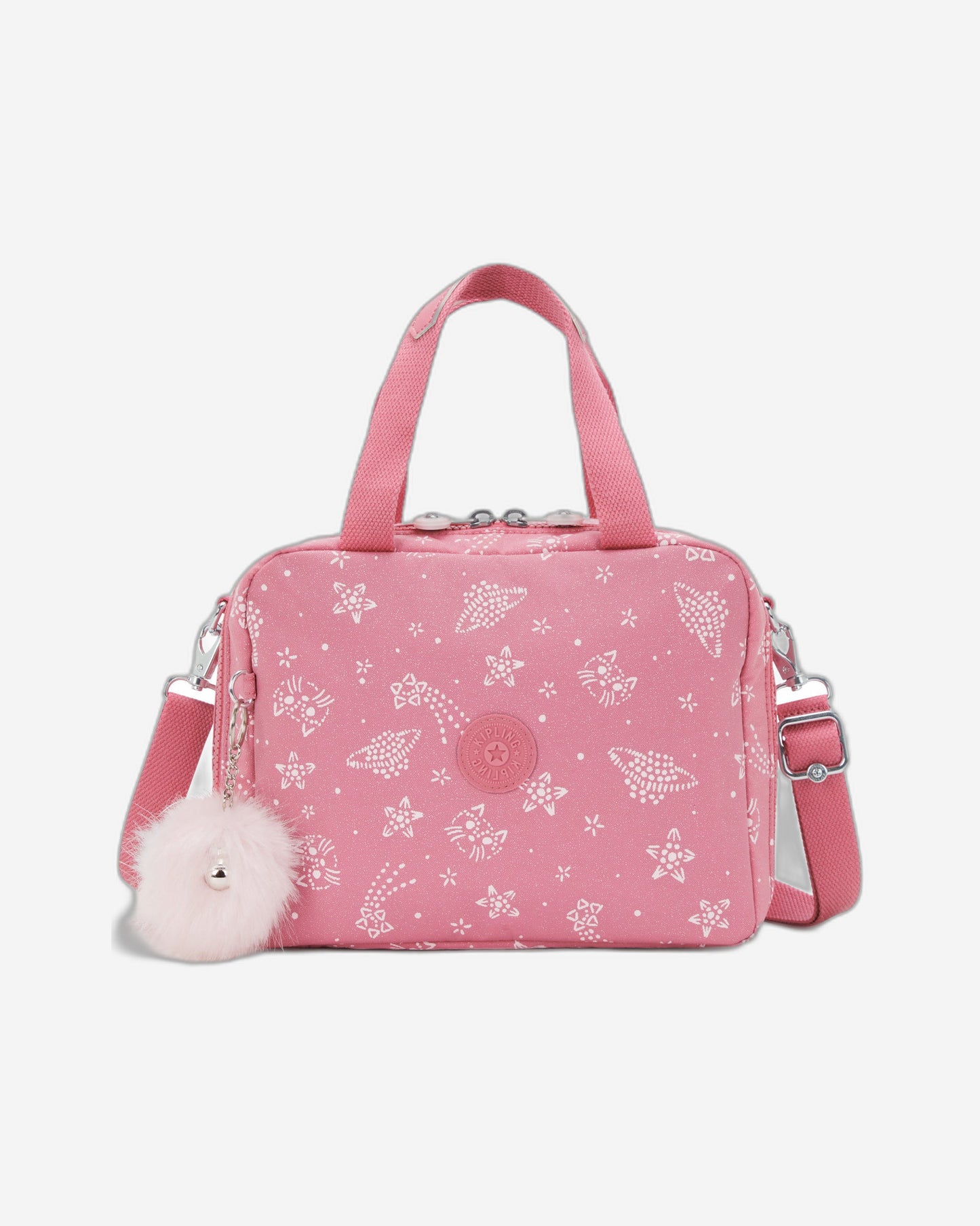 KIPLING Miyo Glitter Cats Large lunchbag (with trolley sleeve) I7363-5FR