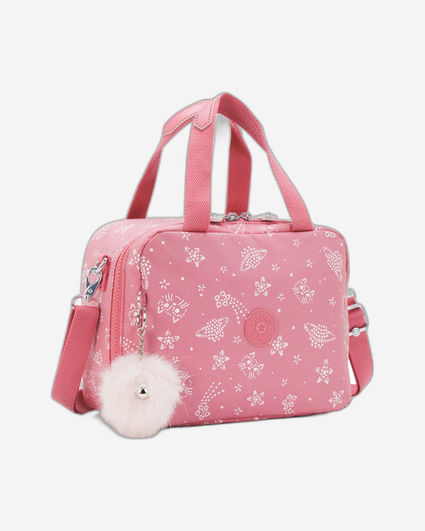 KIPLING Miyo Glitter Cats Large lunchbag (with trolley sleeve) I7363-5FR