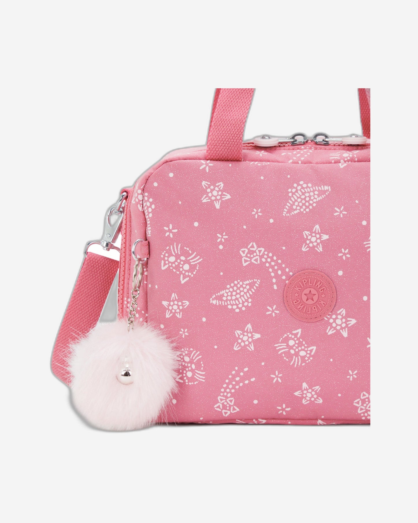 KIPLING Miyo Glitter Cats Large lunchbag (with trolley sleeve) I7363-5FR