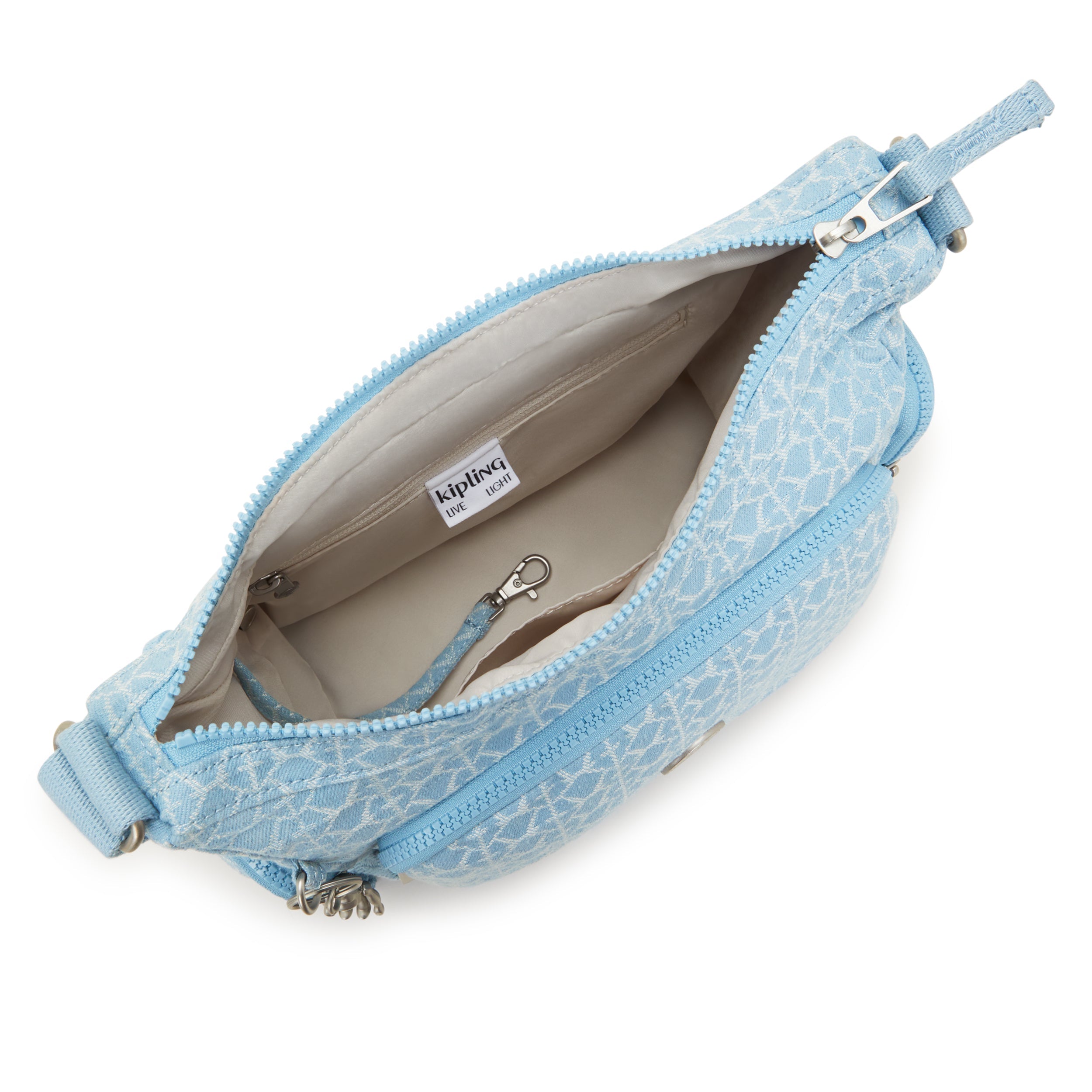 Kipling Gabb S Light Denim Jq Medium Crossbody I7367-3LL