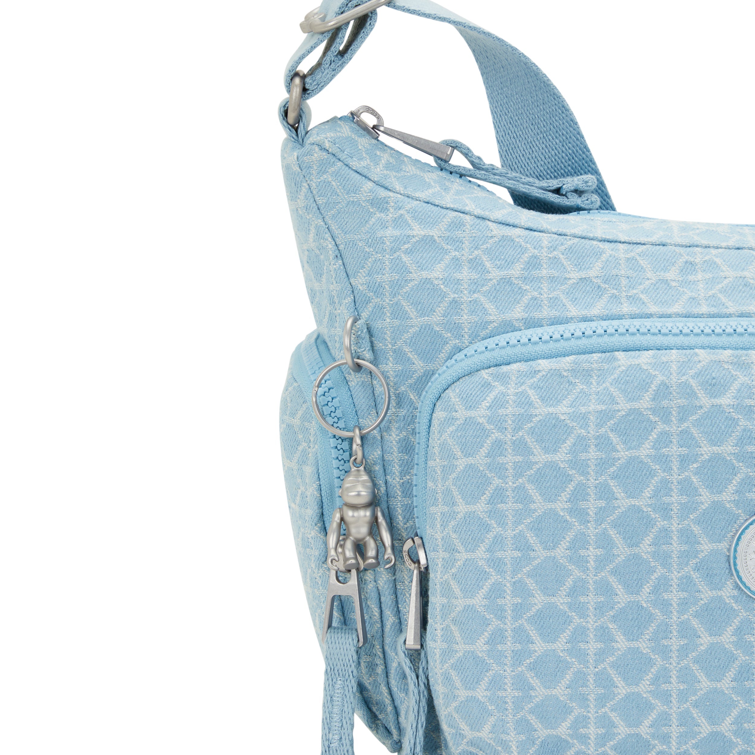 Kipling Gabb S Light Denim Jq Medium Crossbody I7367-3LL