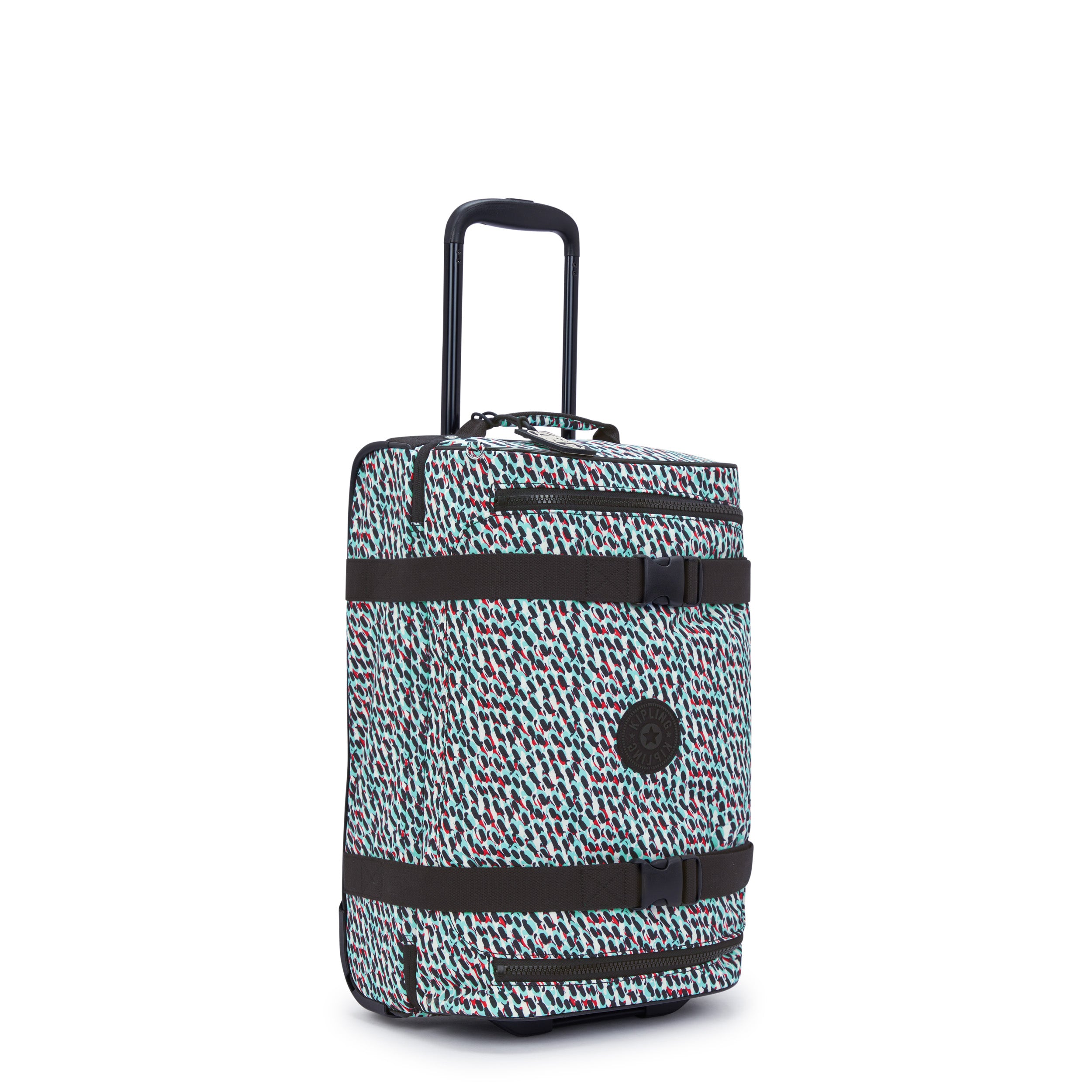 Kipling-Aviana S-Small Wheeled Luggage-Abstract Print-I7428-Gn6