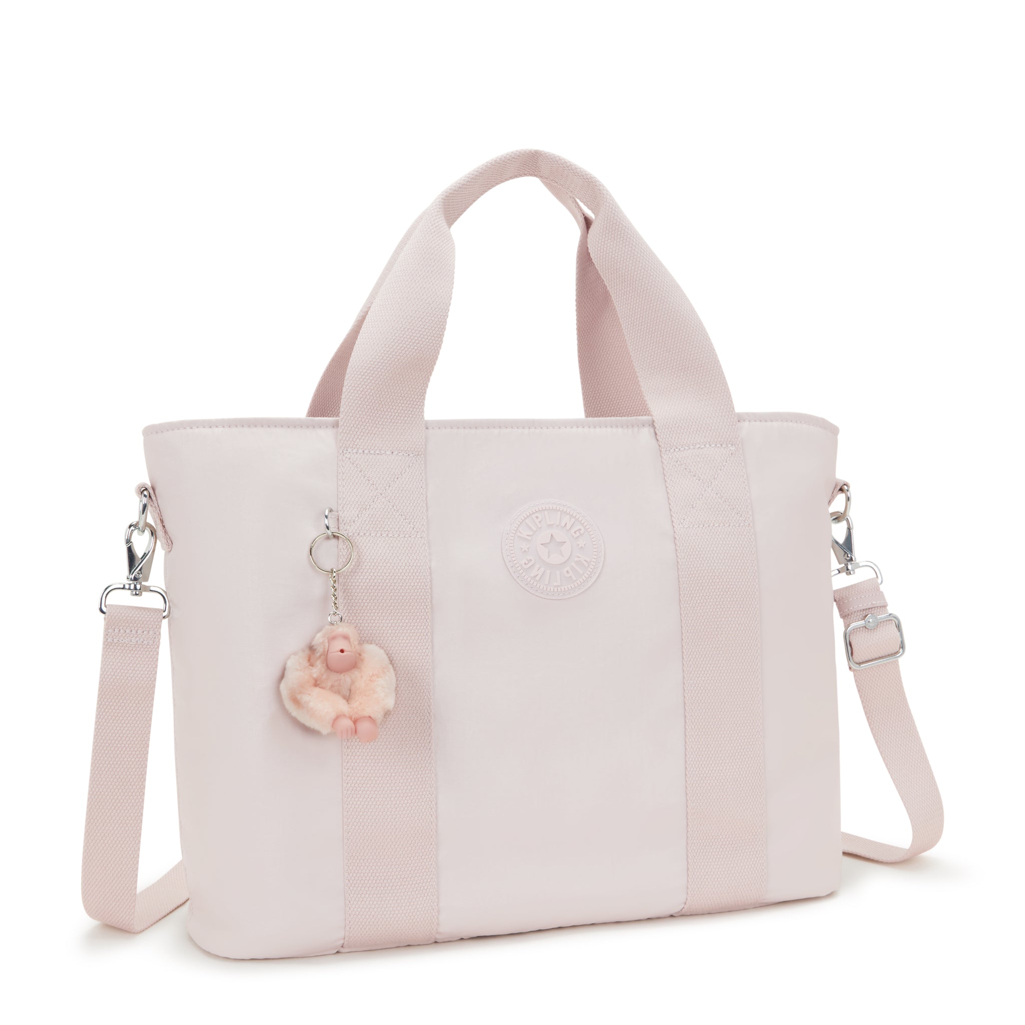 Kipling Minta L Pink Shine Tote Bag I7447-3DZ