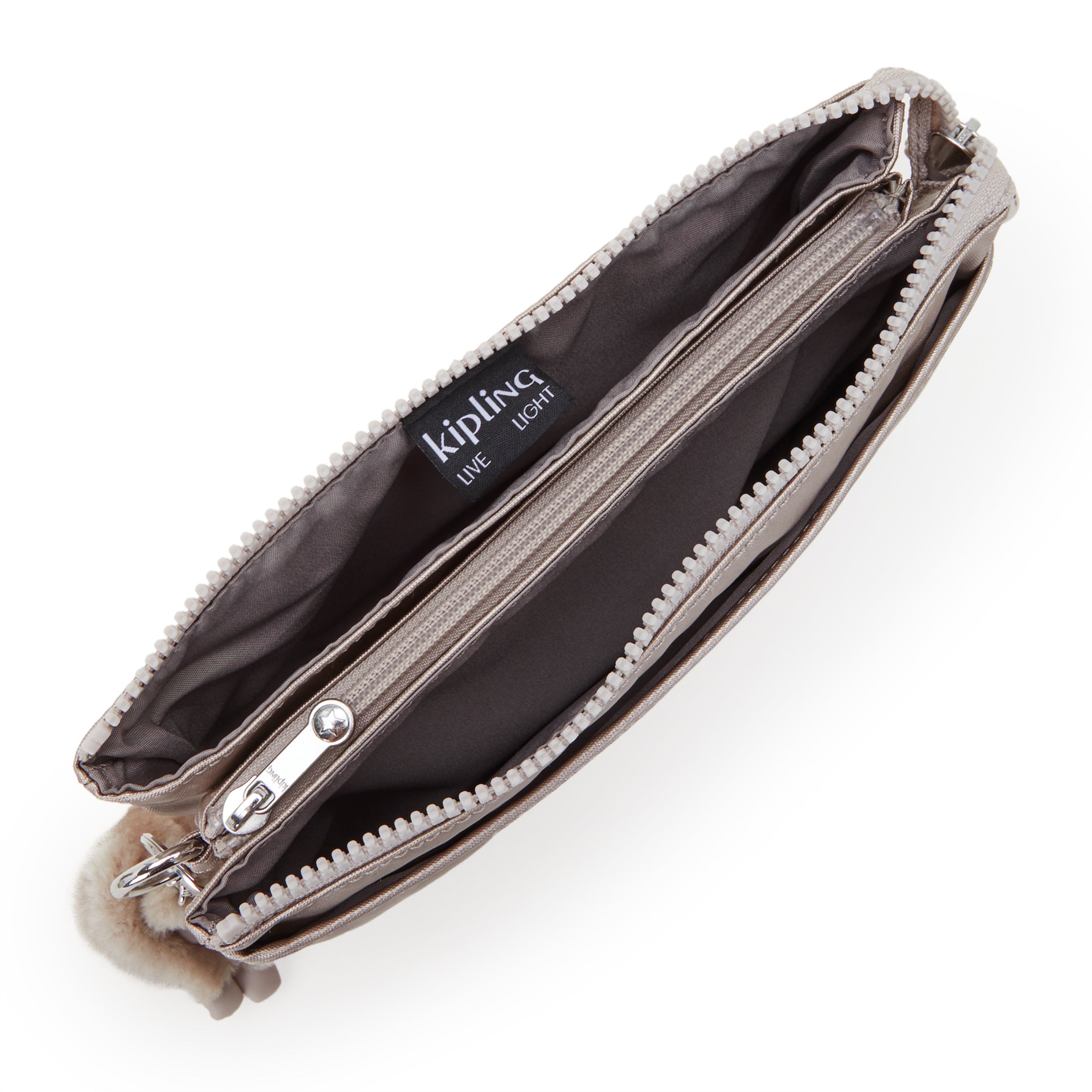 Kipling Riri Metallic Glow Large Pouch with Crossbody Strap C2I7502-48I