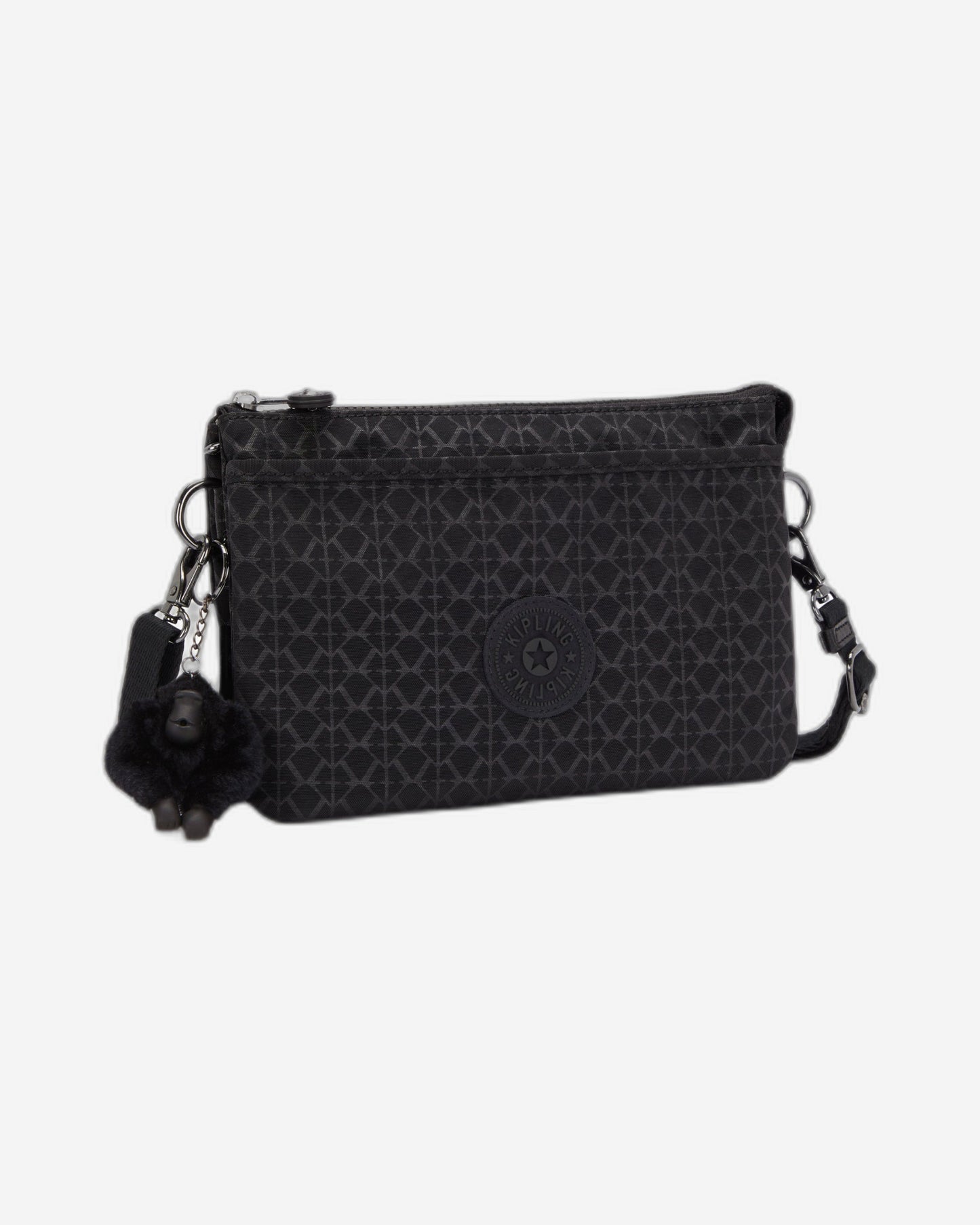 Kipling Riri Signature Emb Large Pouch with Crossbody Strap C2I7502-K59