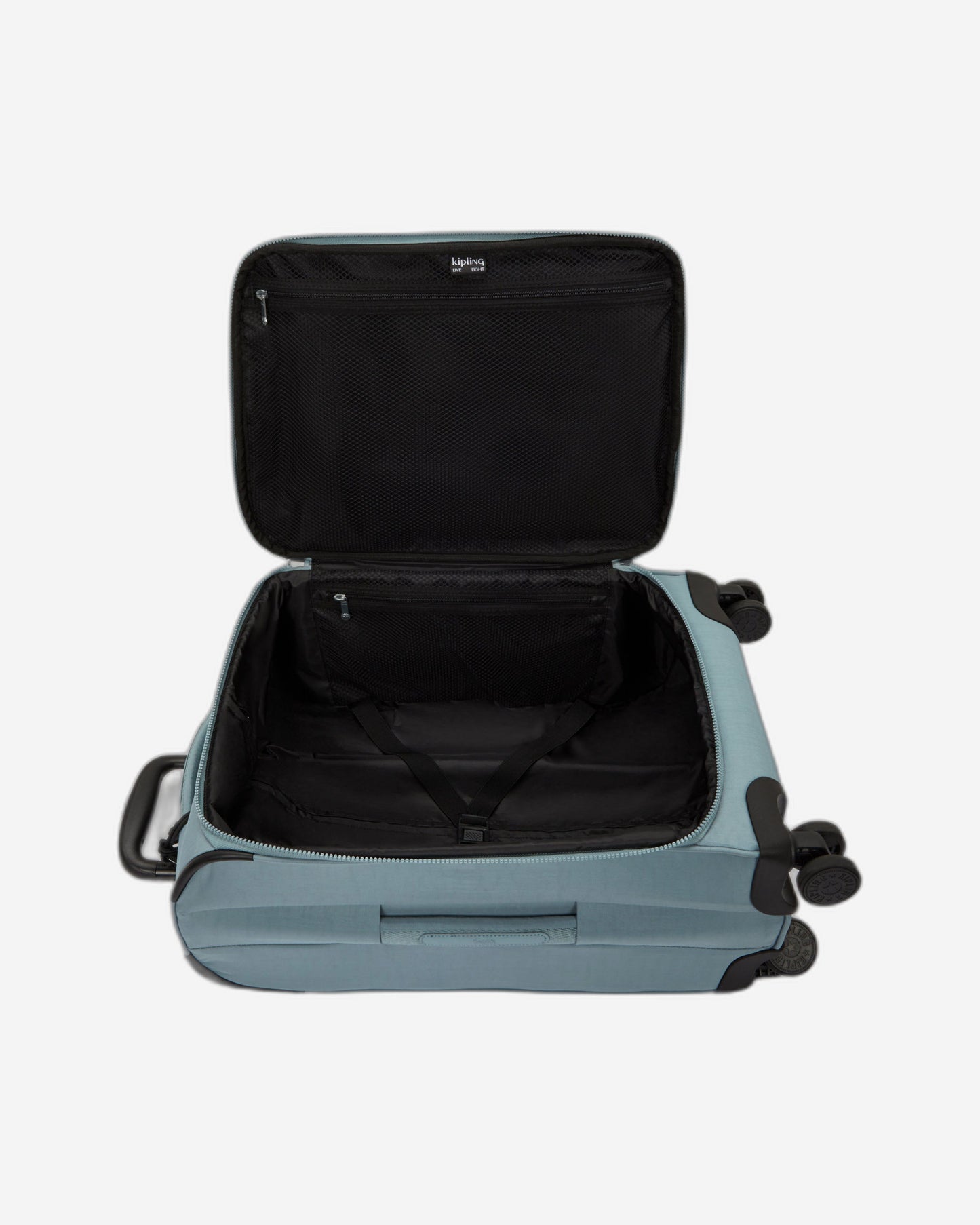 حقيبة كيبلينج نيو يوري سبين إس رمادية مريحة صغيرة بعجلات I7504-3NL