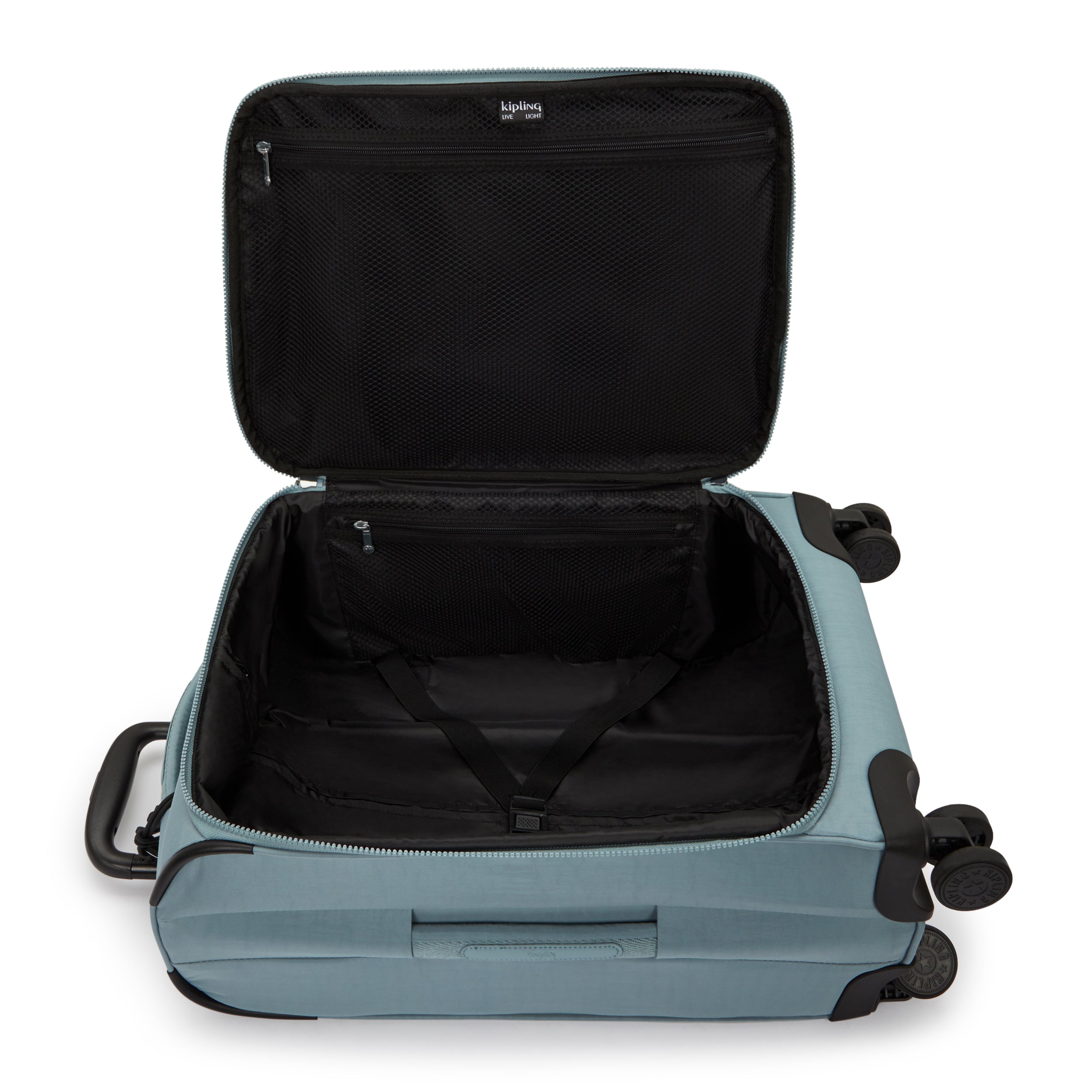 Kipling New Youri Spin S Relaxed Grey Small Wheeled Luggage I7504-3NL