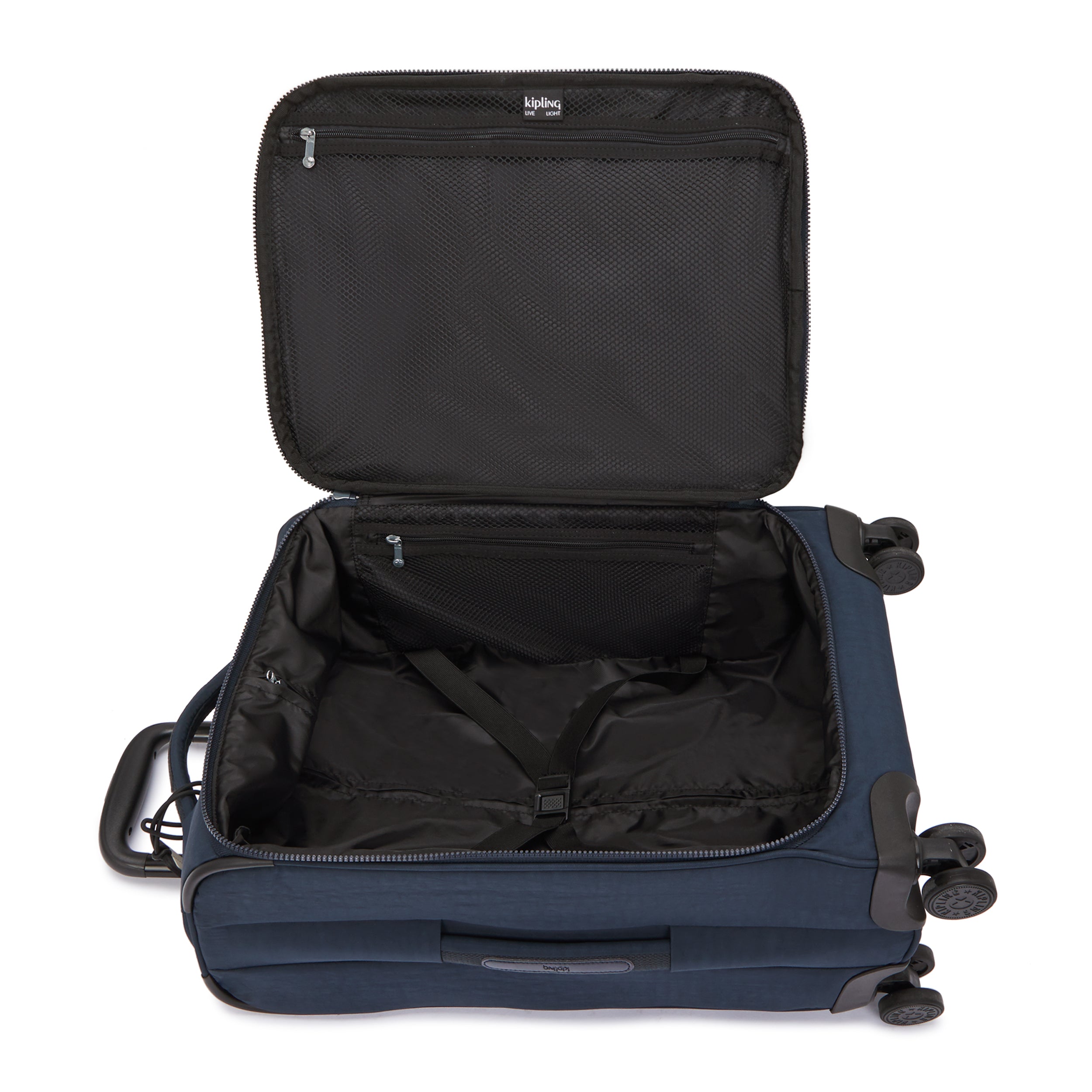 Kipling New Youri Spin S Blue Bleu 2 Small Cabin Spinner C2I7504-96V
