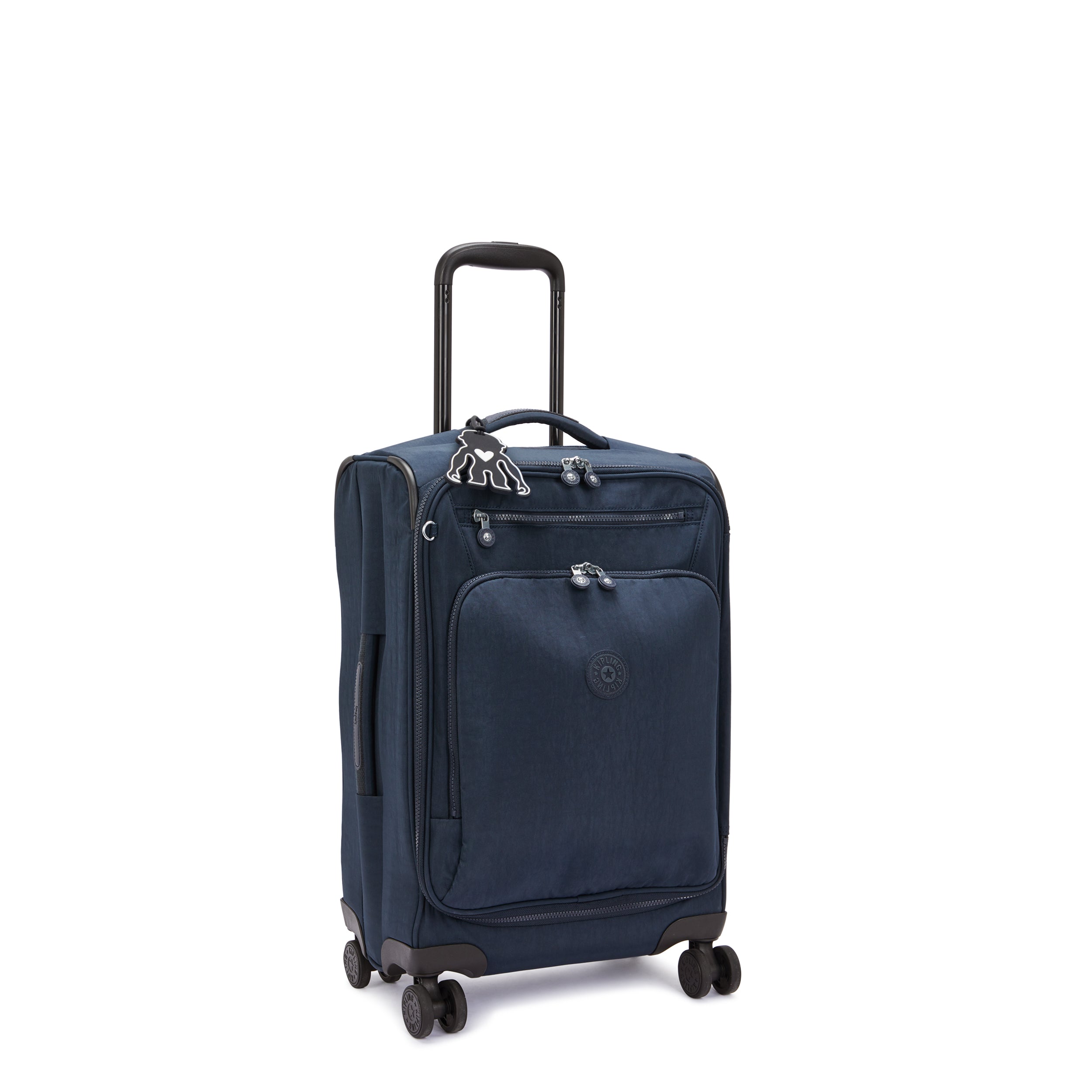 Kipling New Youri Spin S Blue Bleu 2 Small Cabin Spinner C2I7504-96V